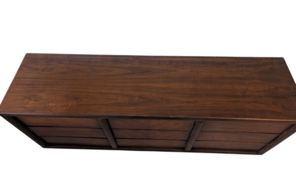 Walnut and Rosewood Lowboy - Image 5