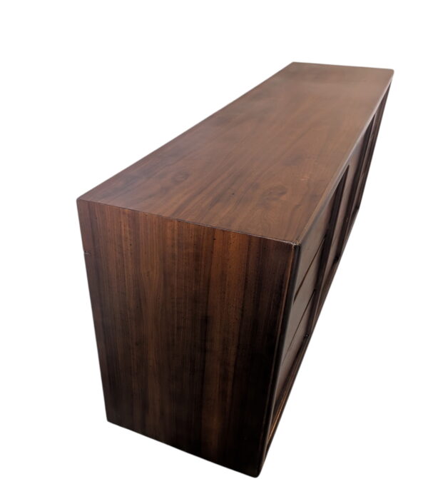 Walnut and Rosewood Lowboy - Image 4