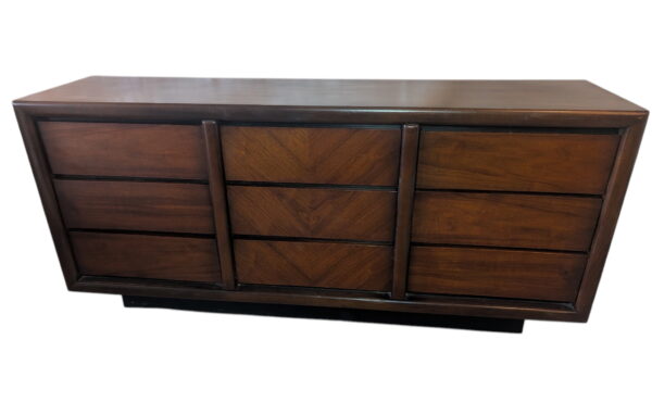 Walnut and Rosewood Lowboy - Image 3