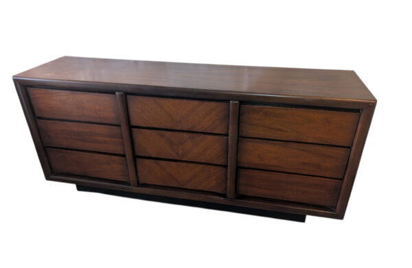 Walnut and Rosewood Lowboy - Image 2