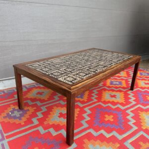 Rosewood & Tile Table