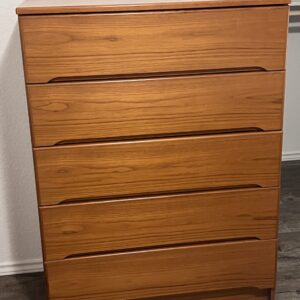 Teak Tallboy Dresser