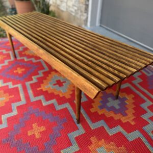 MCM Slat Bench