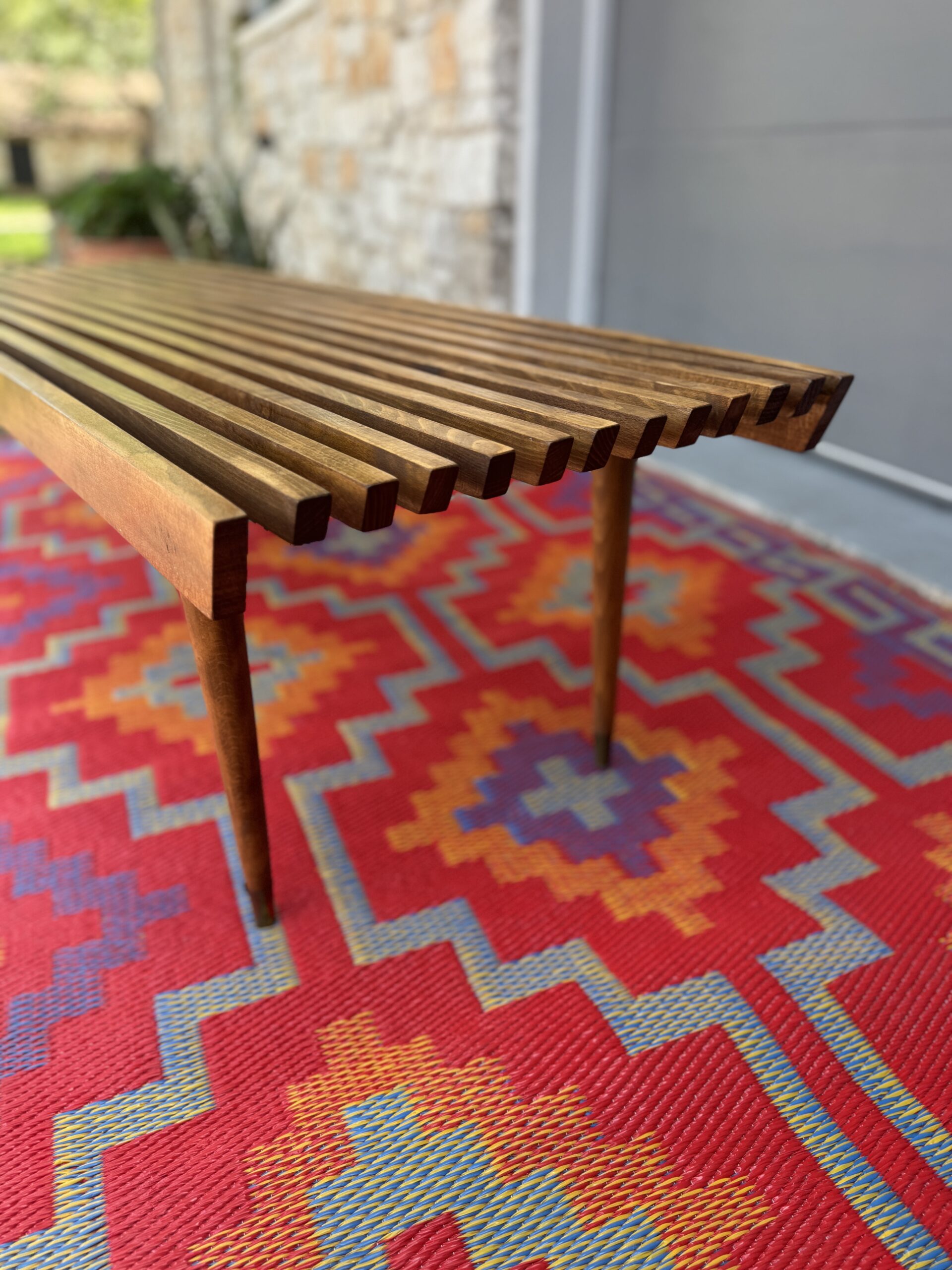 MCM Slat Bench - Image 3