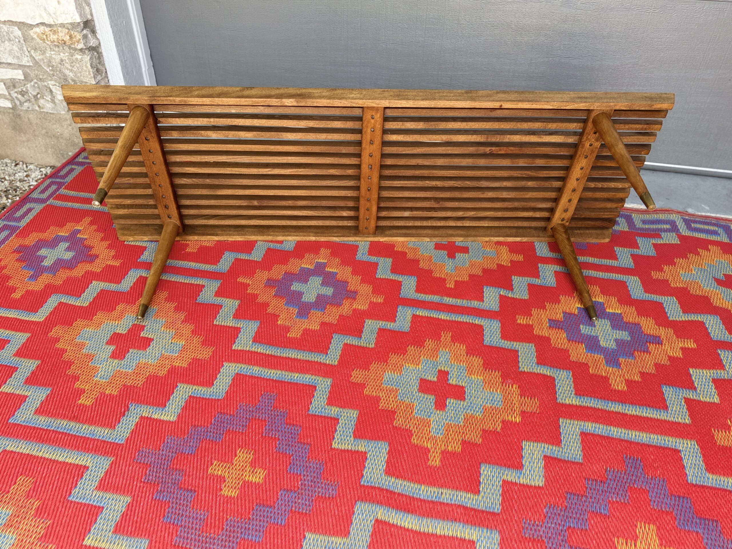 MCM Slat Bench - Image 6