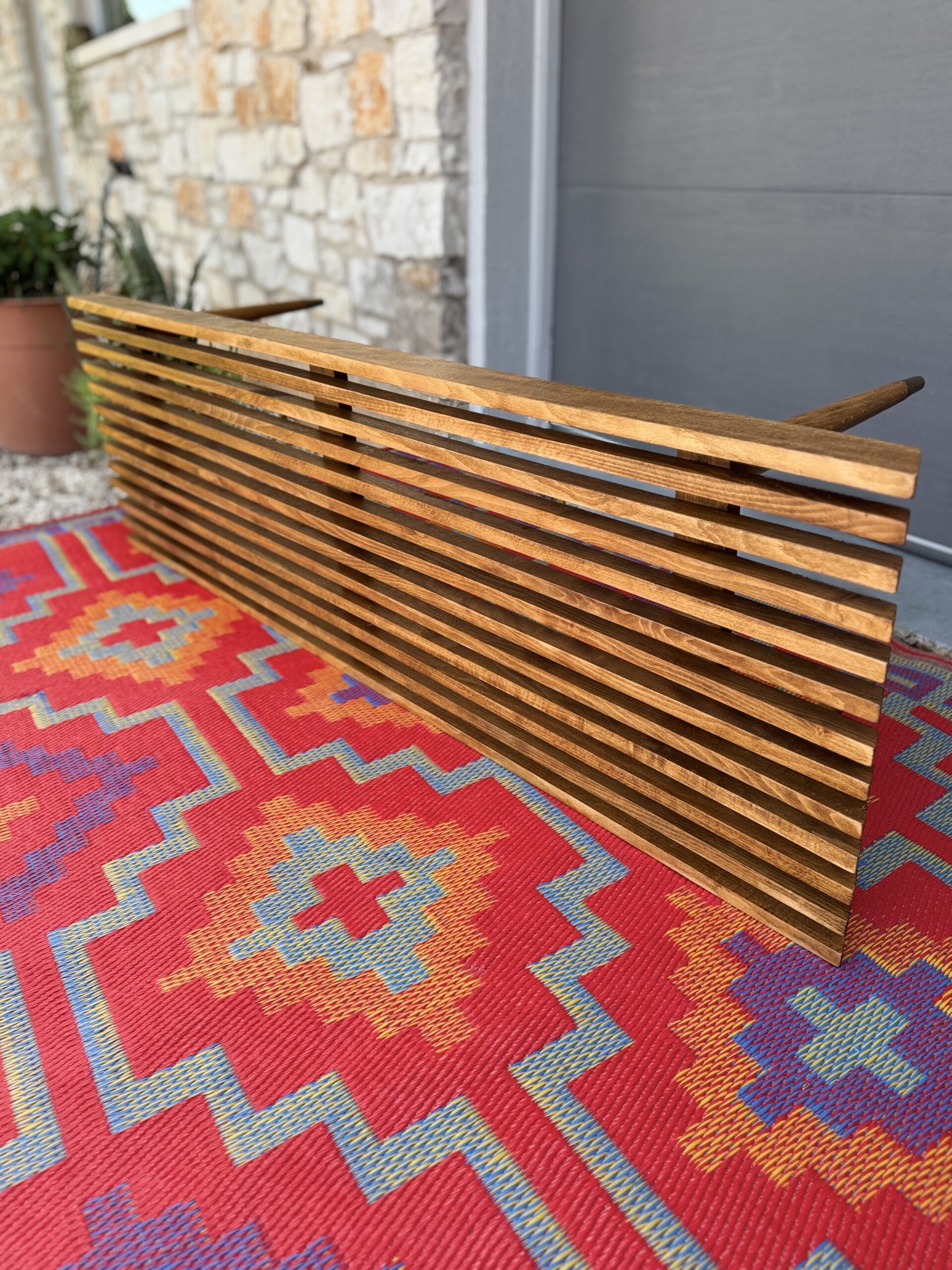 MCM Slat Bench - Image 8