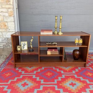 Teak Record Cabinet