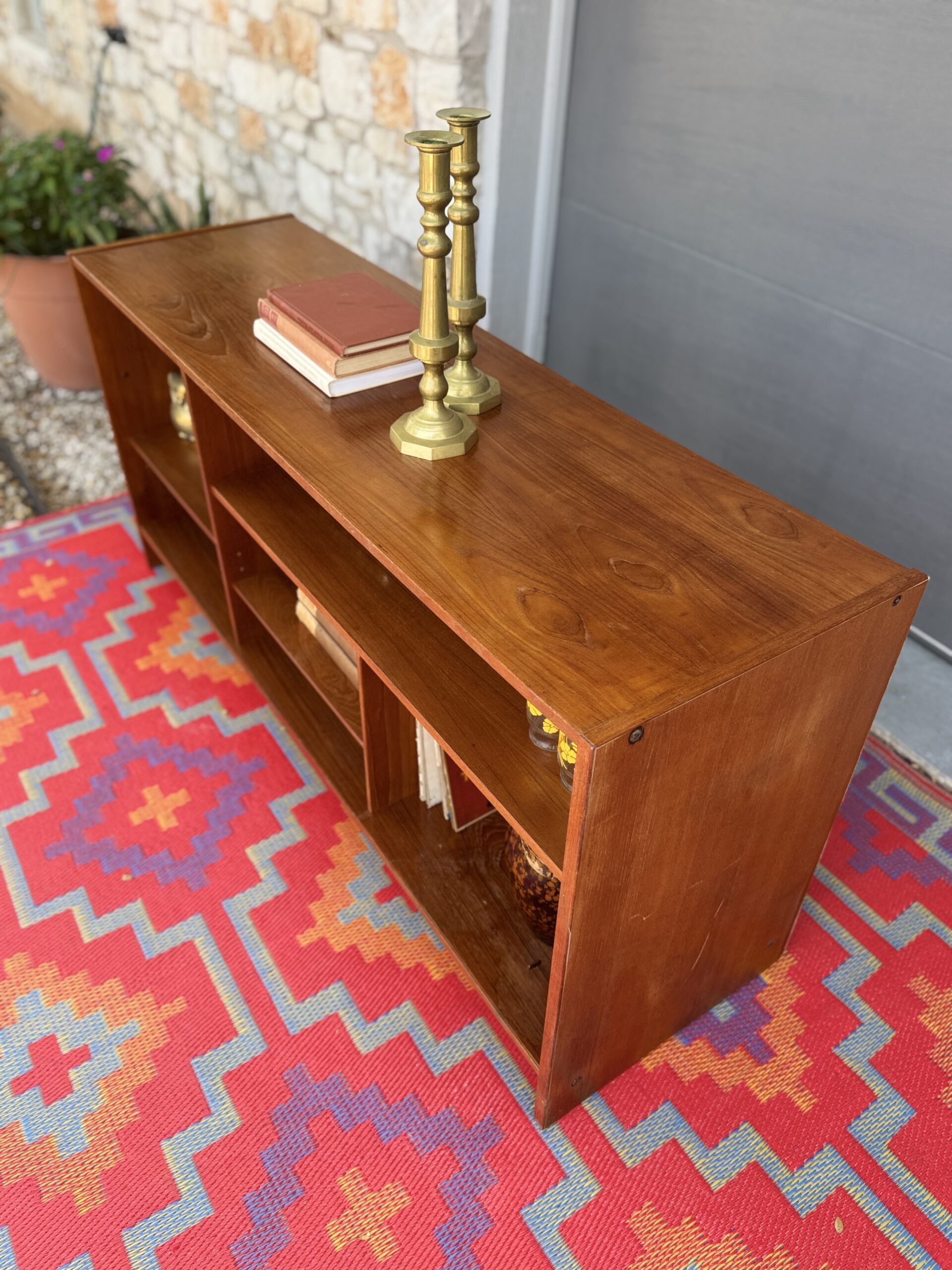 Teak Record Cabinet - Image 4