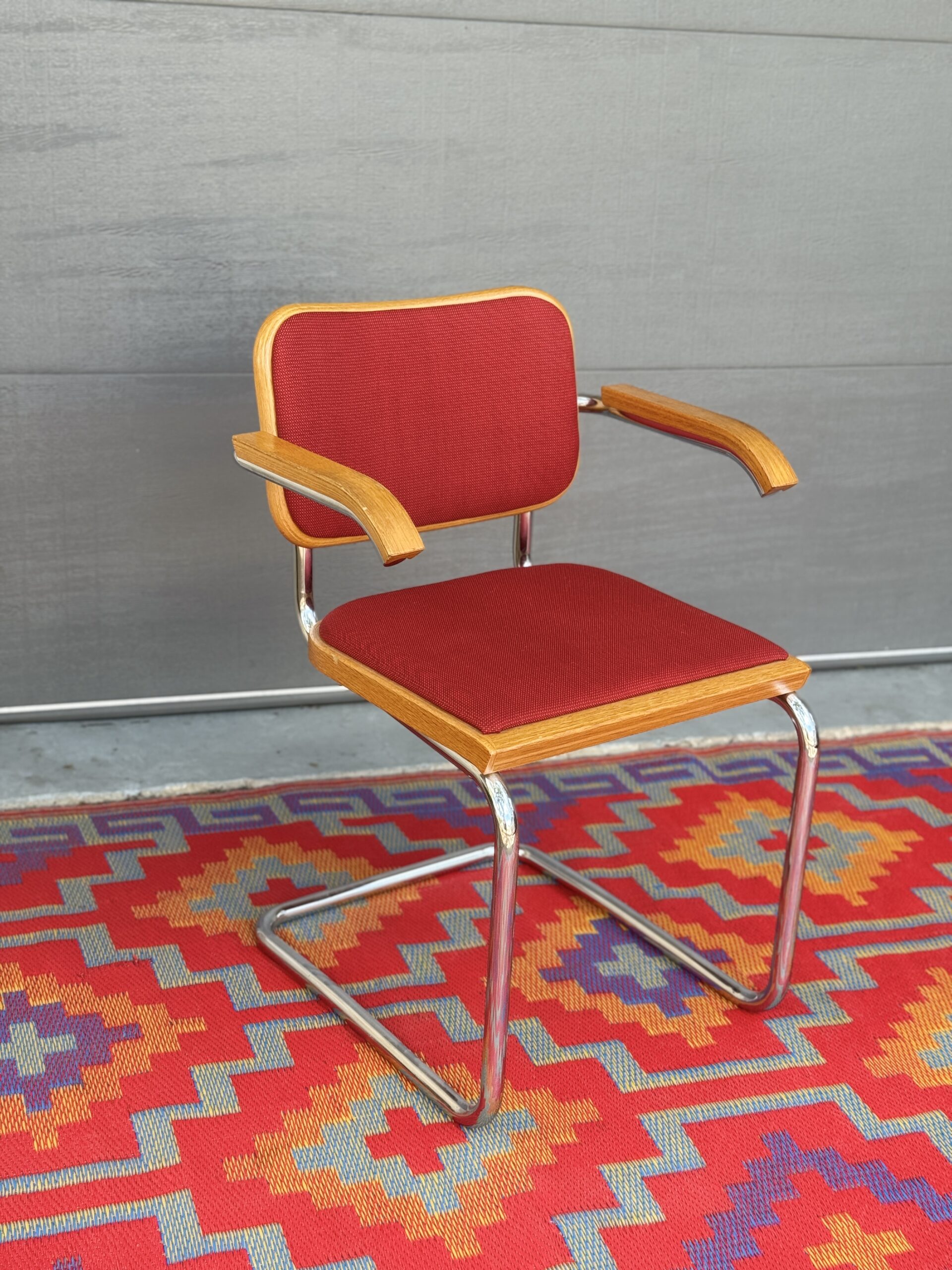 Red Cantilever Chair - Image 6
