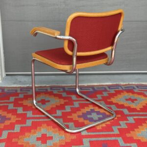 Red Cantilever Chair