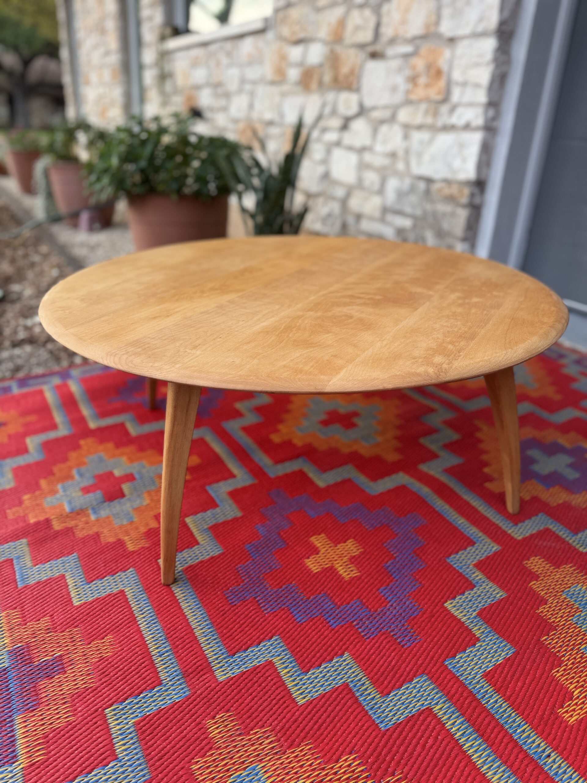 Heywood Wakefield Round Coffee Table - Image 5