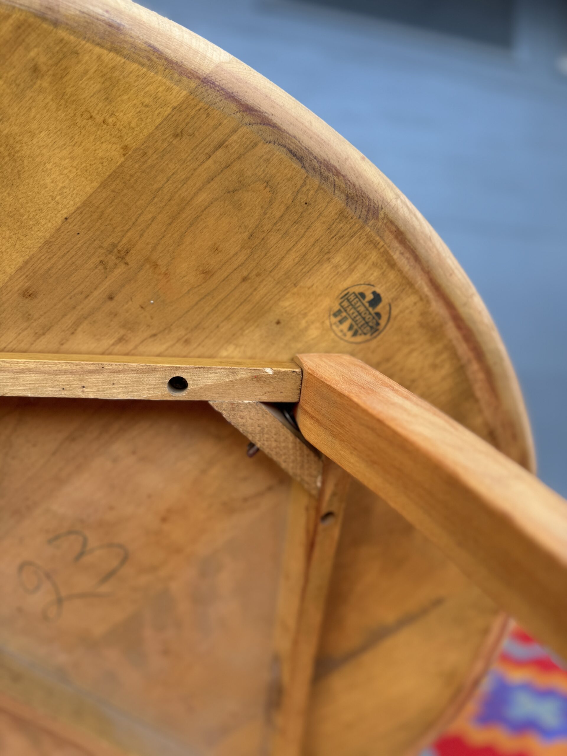 Heywood Wakefield Round Coffee Table - Image 7