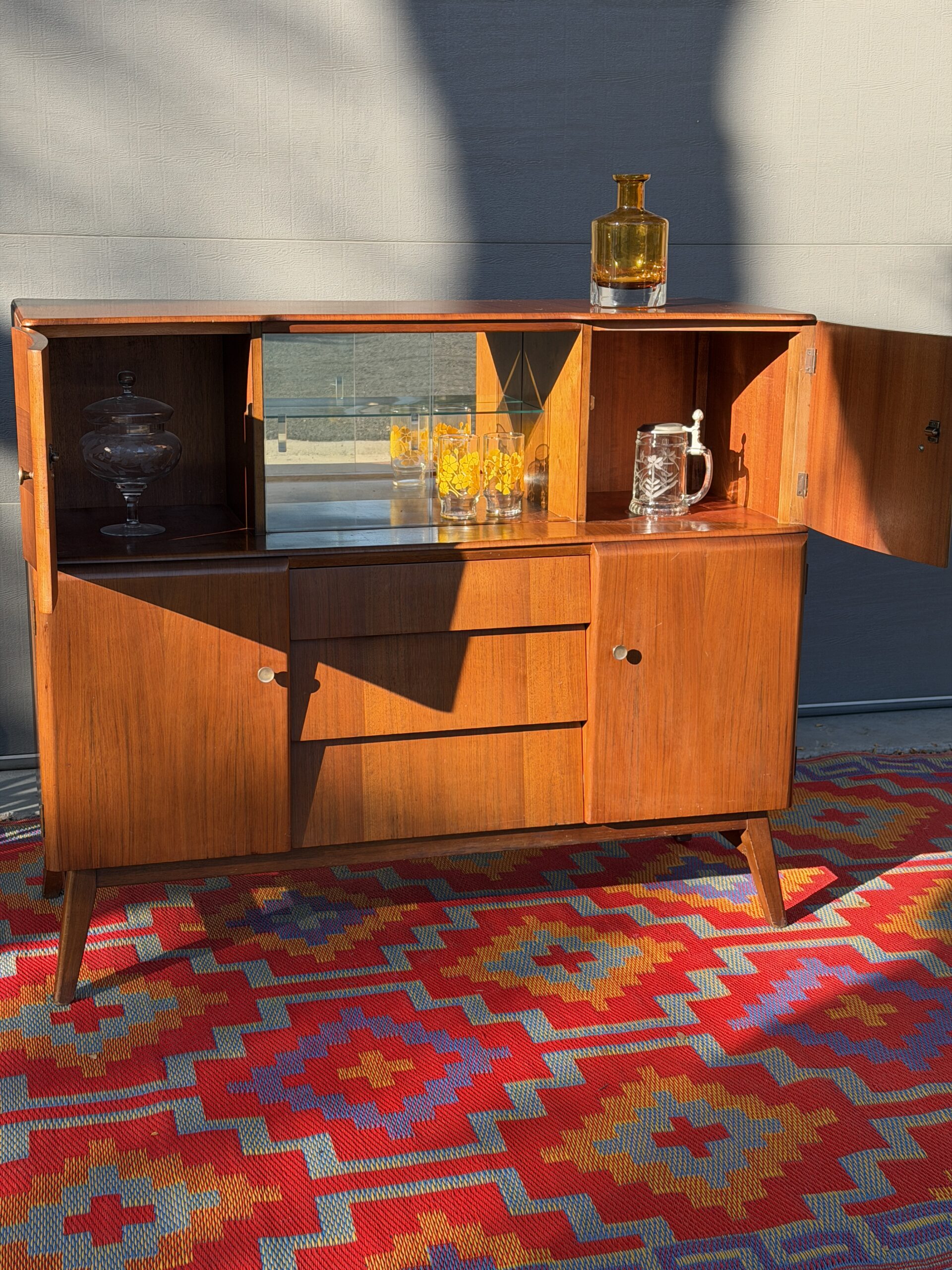 Curved Bar Cabinet - Image 10