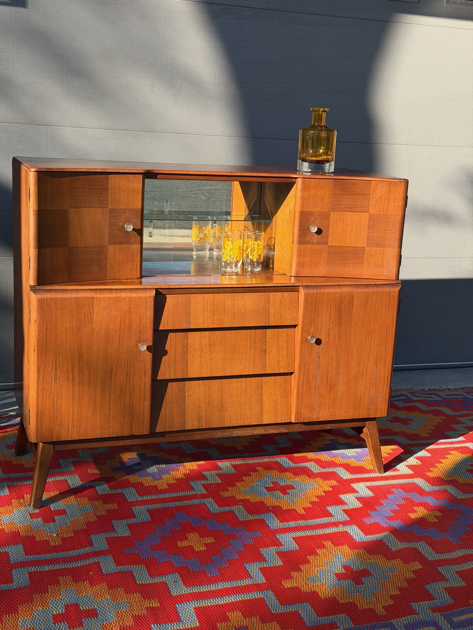 Curved Bar Cabinet - Image 5