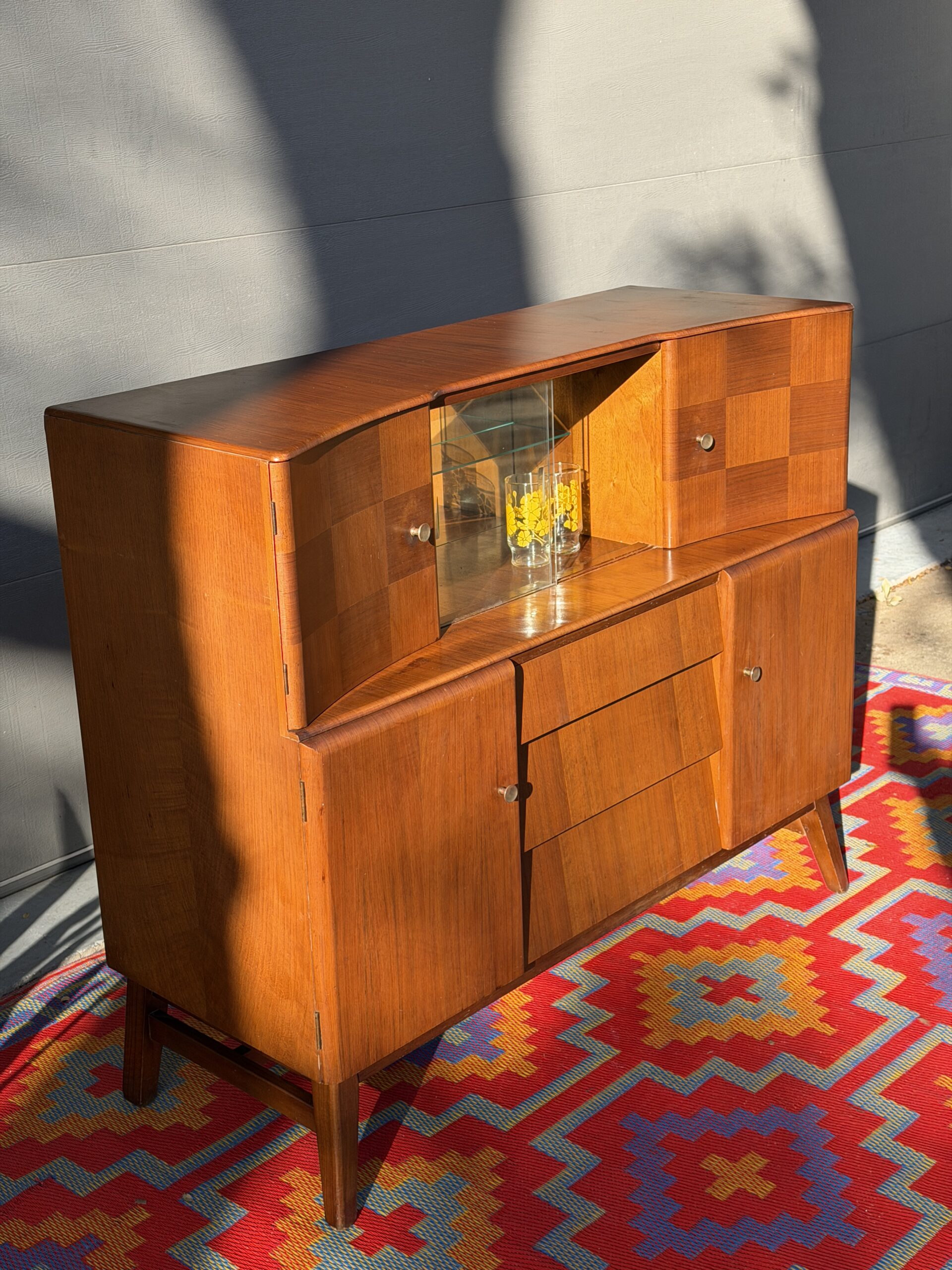 Curved Bar Cabinet - Image 8