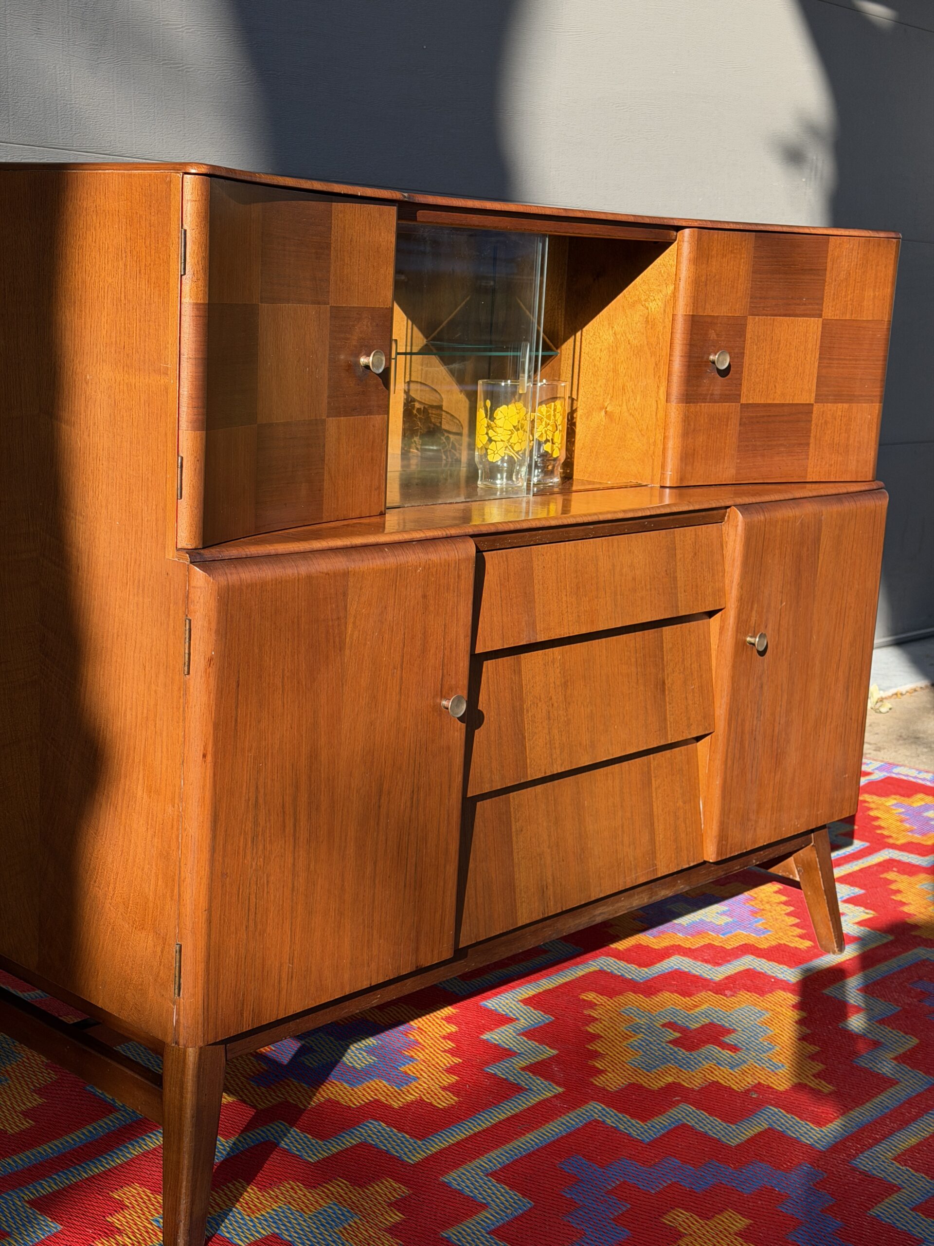 Curved Bar Cabinet - Image 7