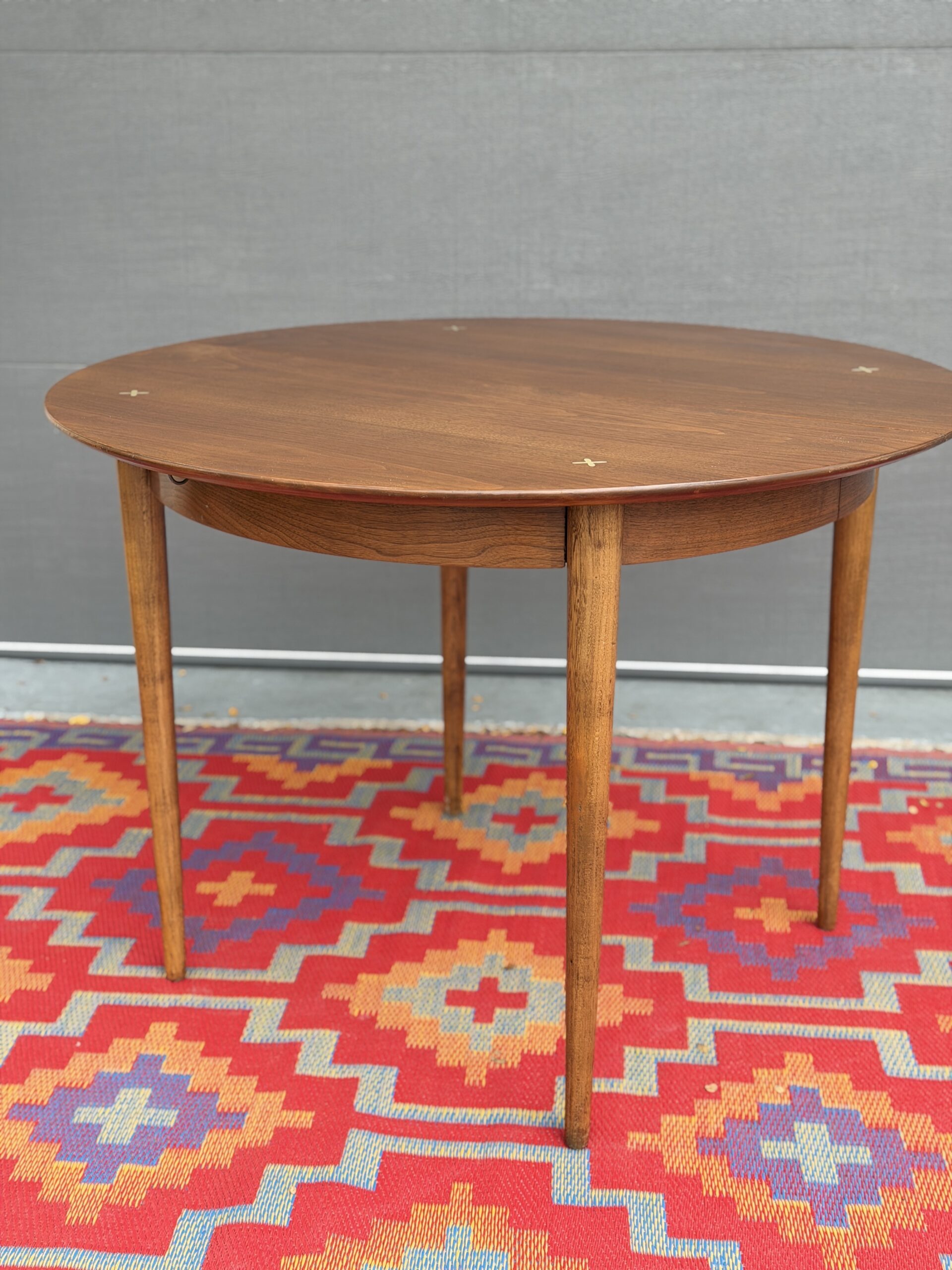 Walnut Round Dining Table - Image 5
