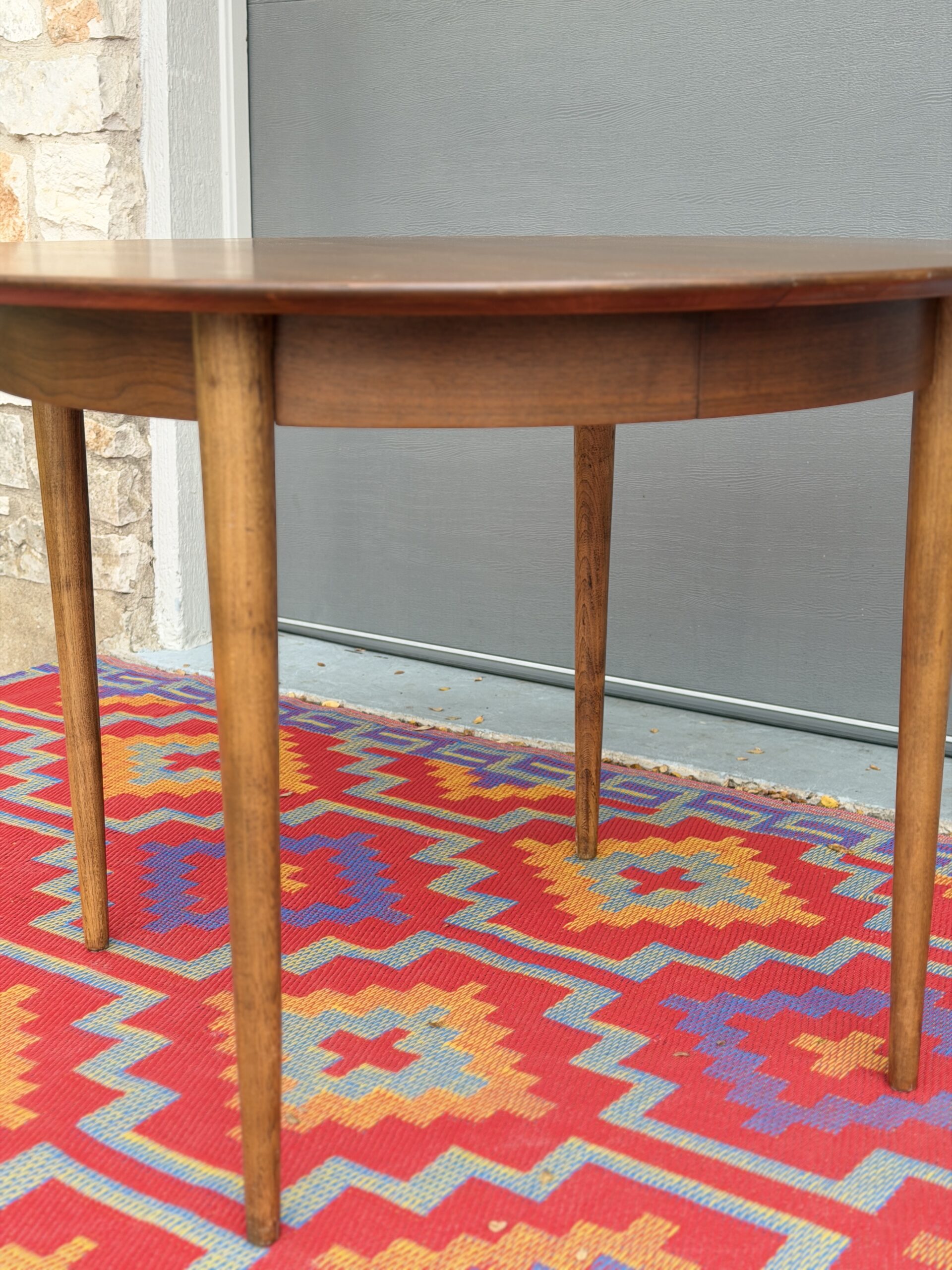 Walnut Round Dining Table - Image 3