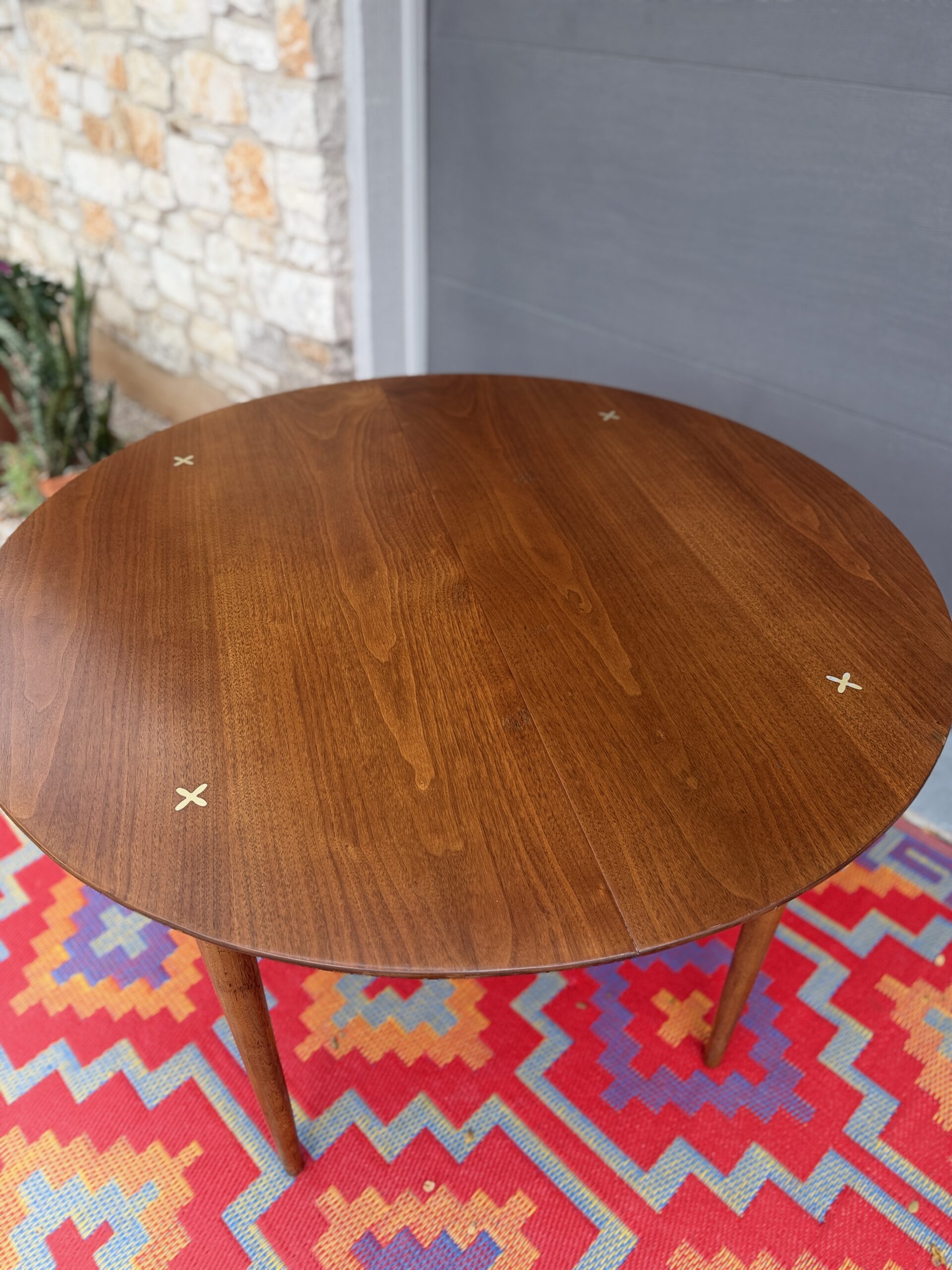 Walnut Round Dining Table - Image 2
