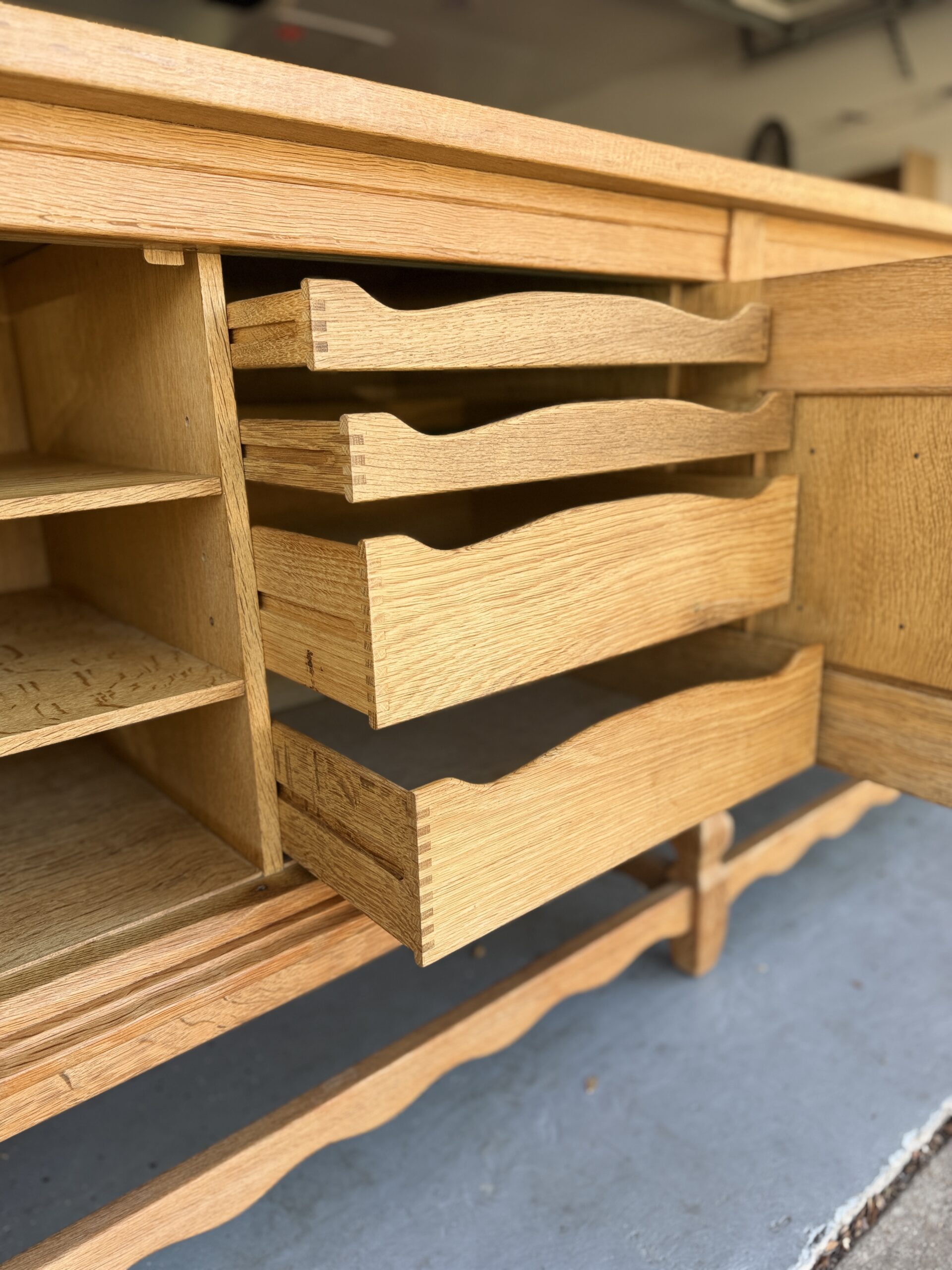 Danish Oak Sideboard - Image 7
