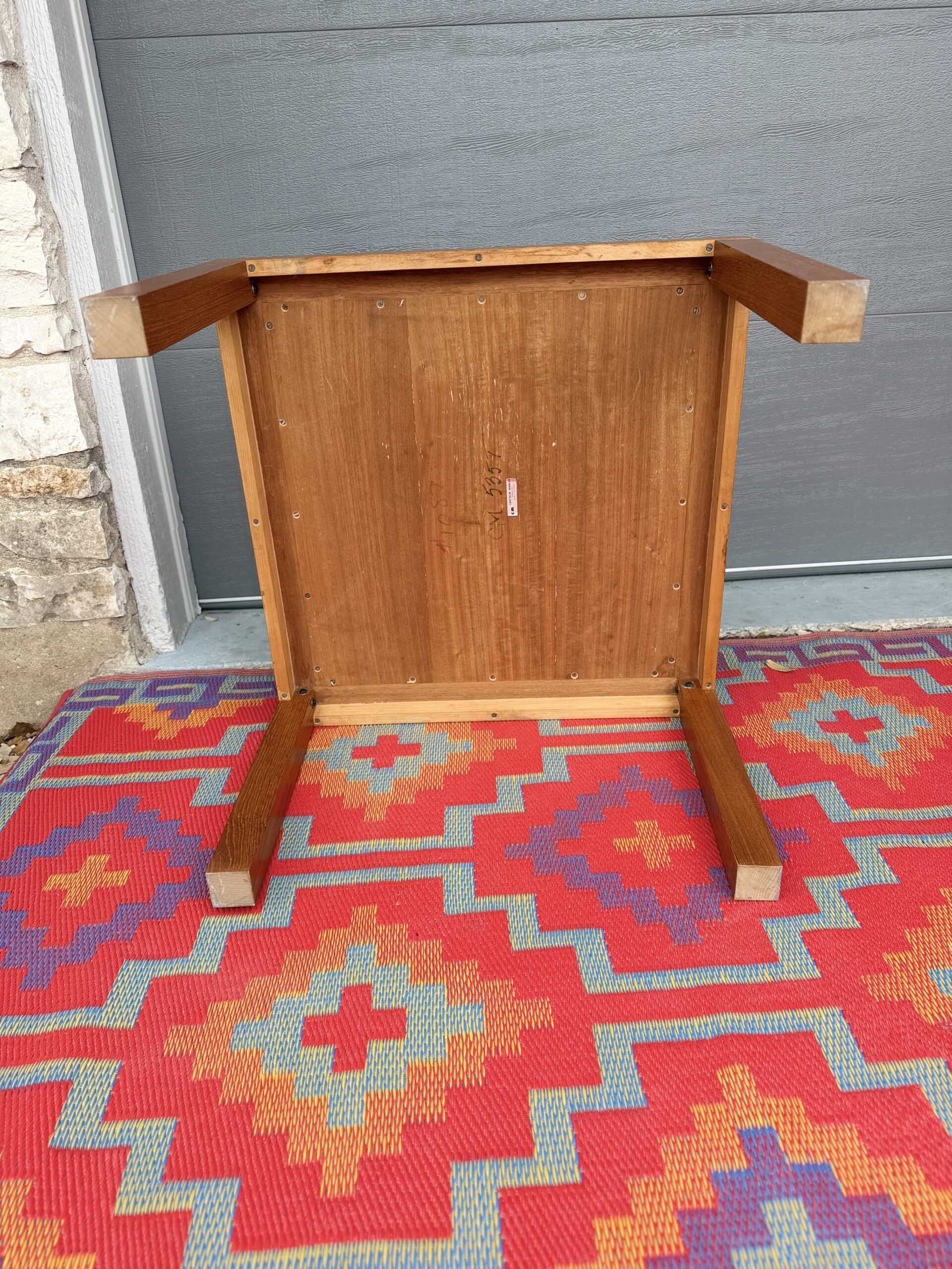 Teak Tiled Table - Image 7