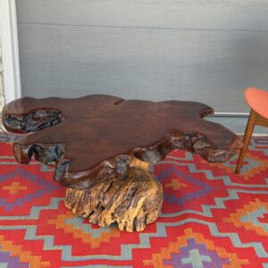 Live Edge Burl Table