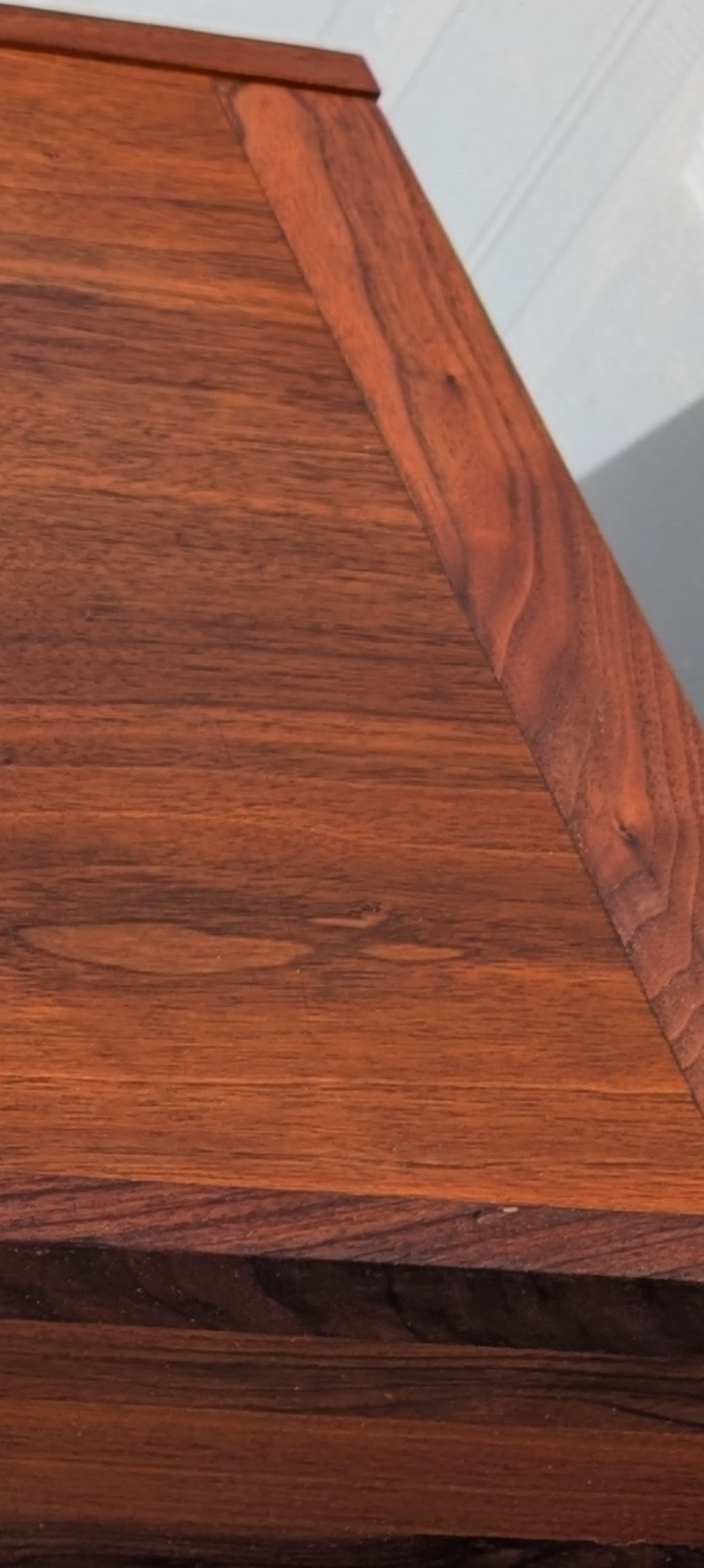 Walnut Step Side Table with Drawer - Image 5