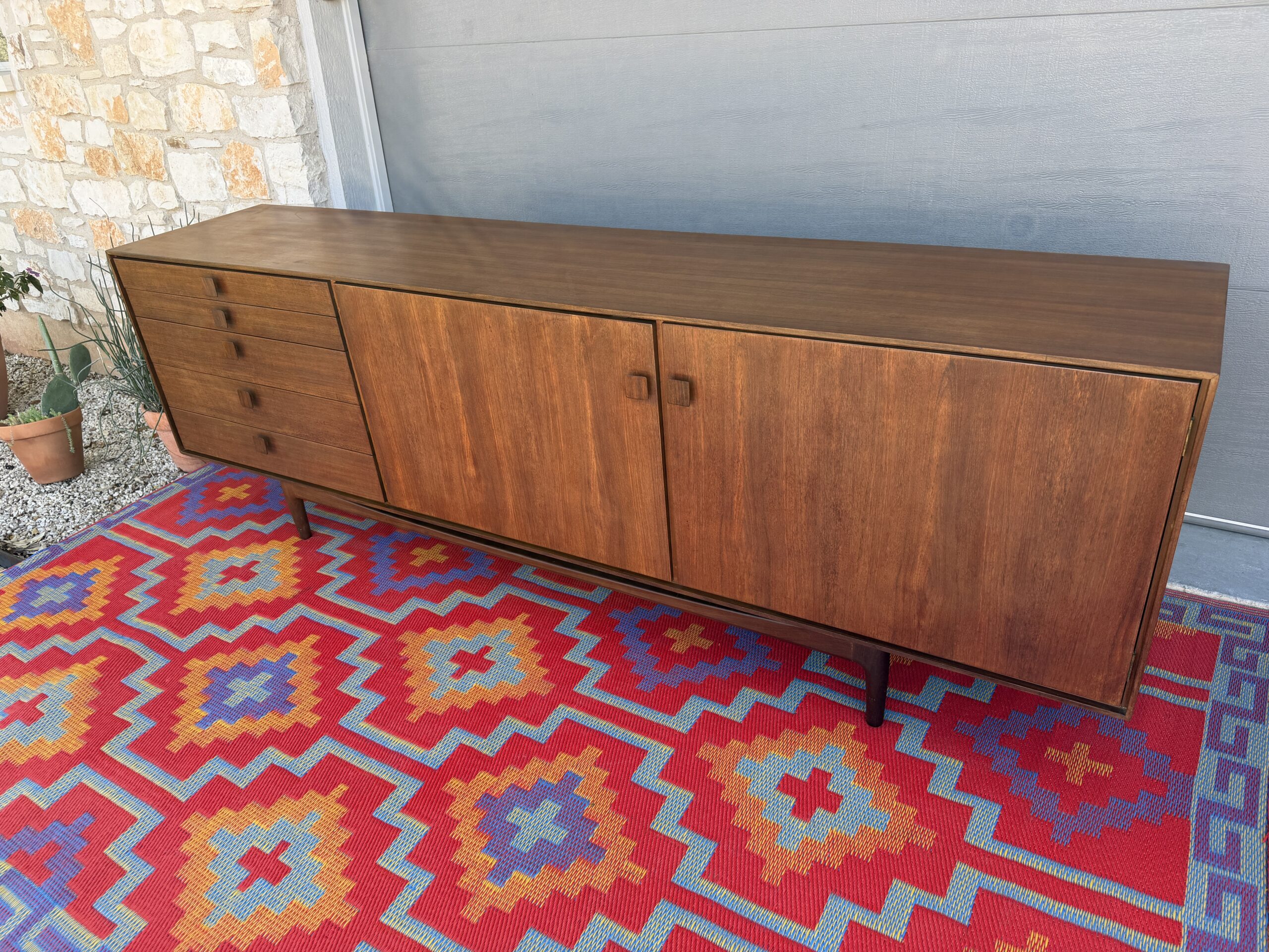 Teak and Rosewood XL Credenza - Image 4