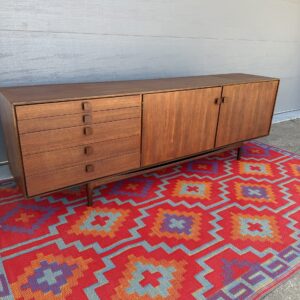 Teak and Rosewood XL Credenza