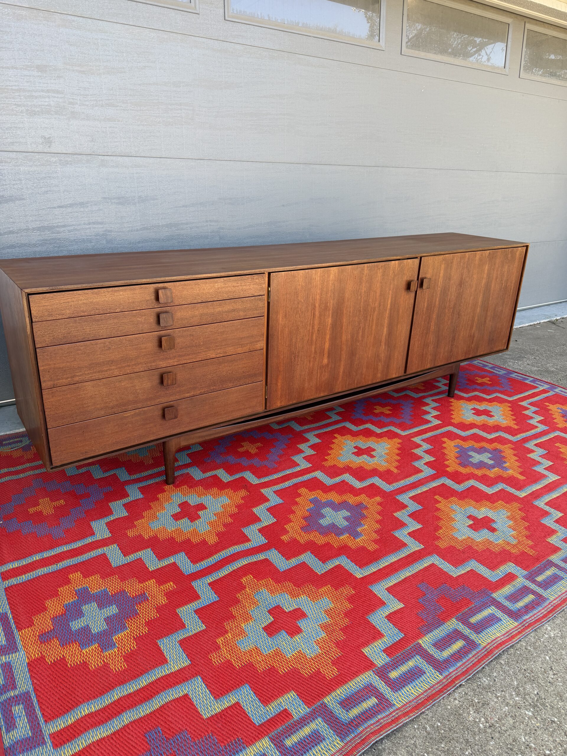 Teak and Rosewood XL Credenza