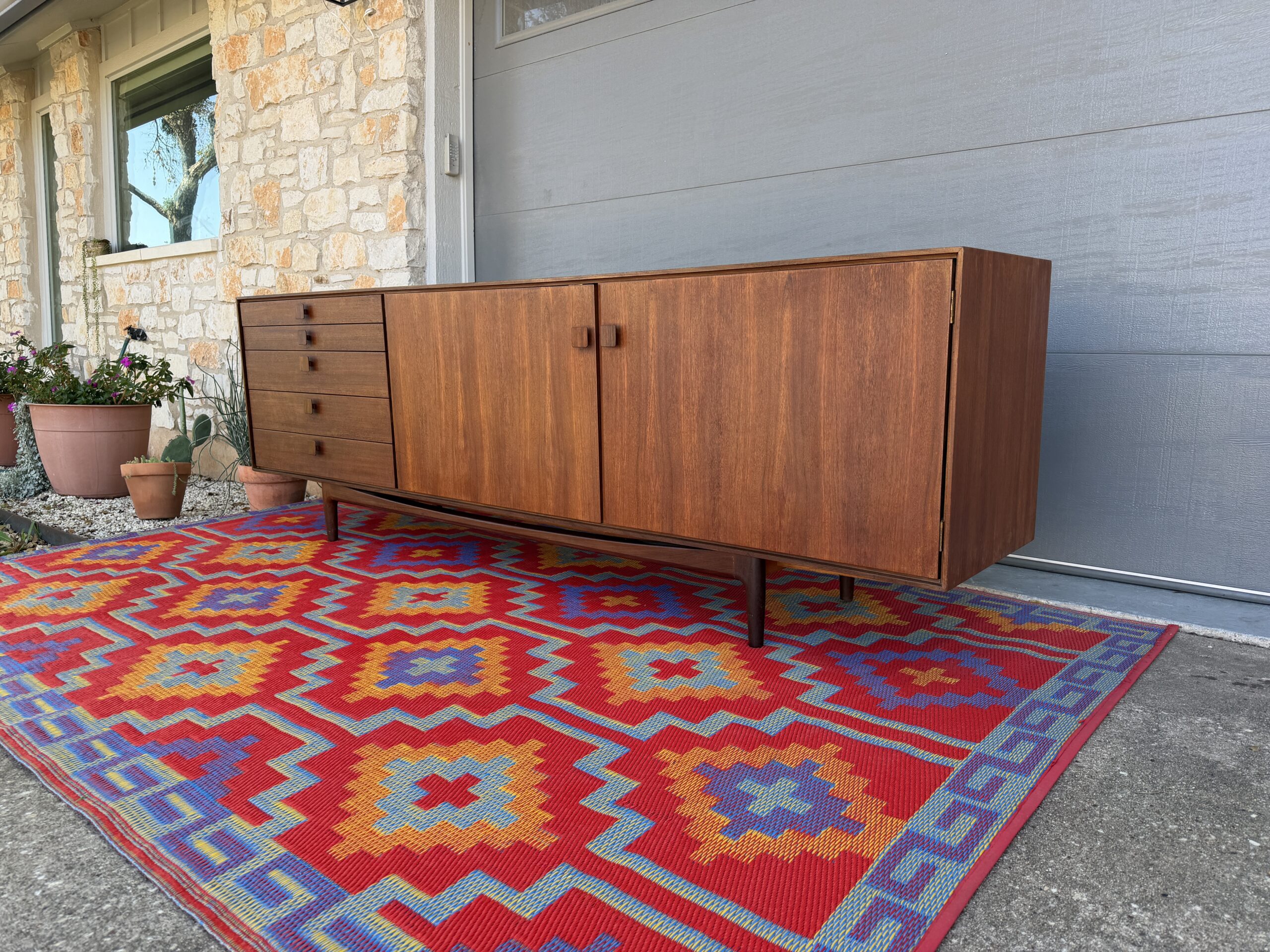 Teak and Rosewood XL Credenza - Image 2