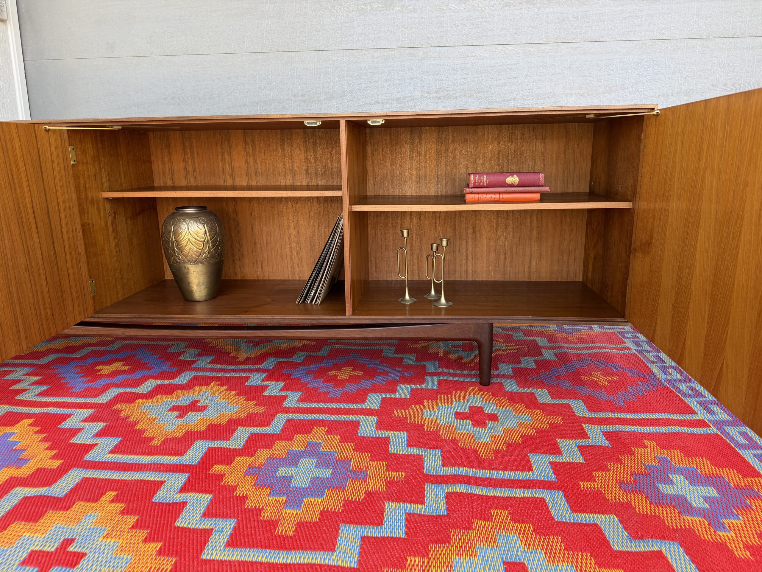 Teak and Rosewood XL Credenza - Image 8