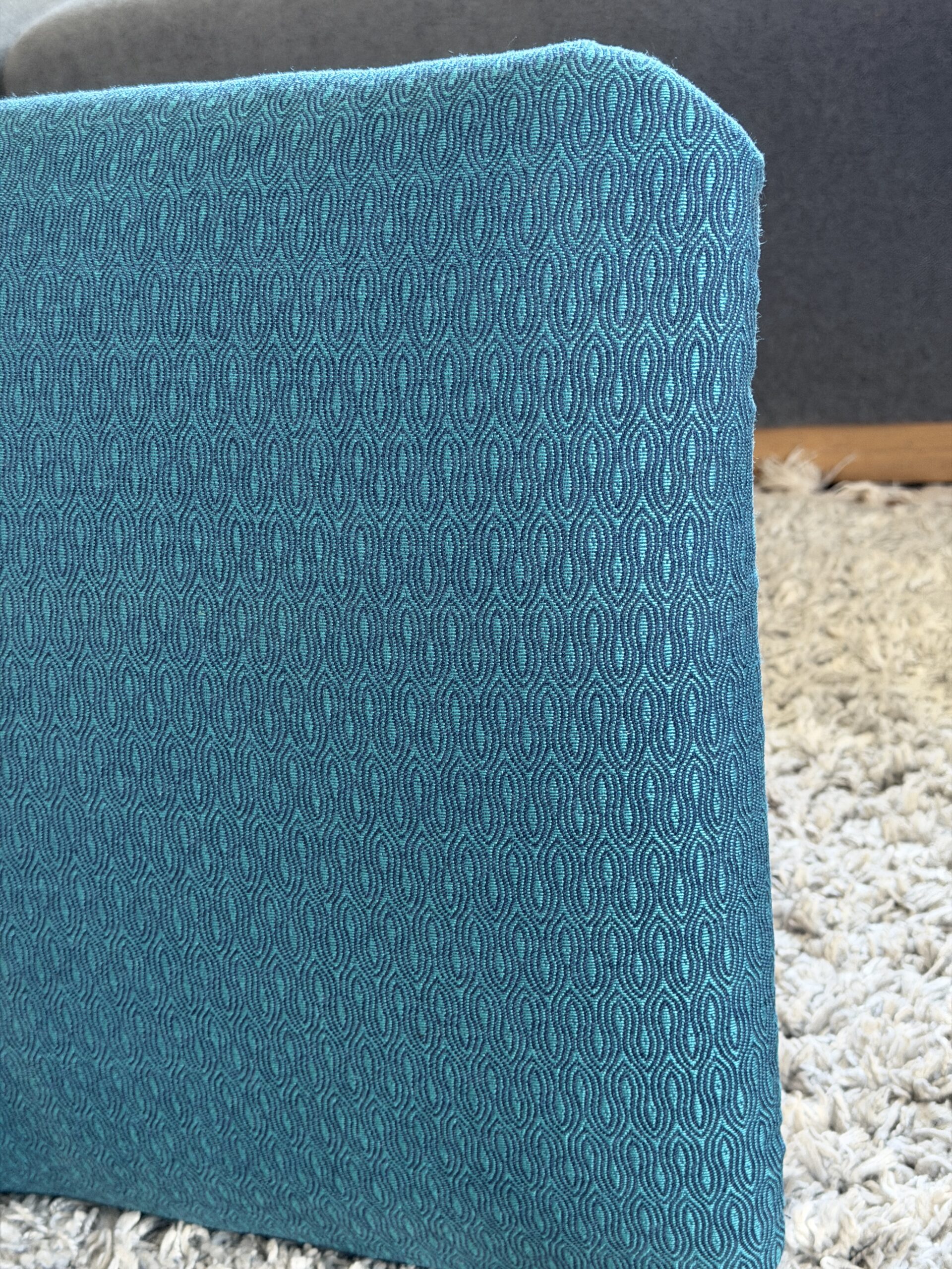 Walnut stool - Image 4