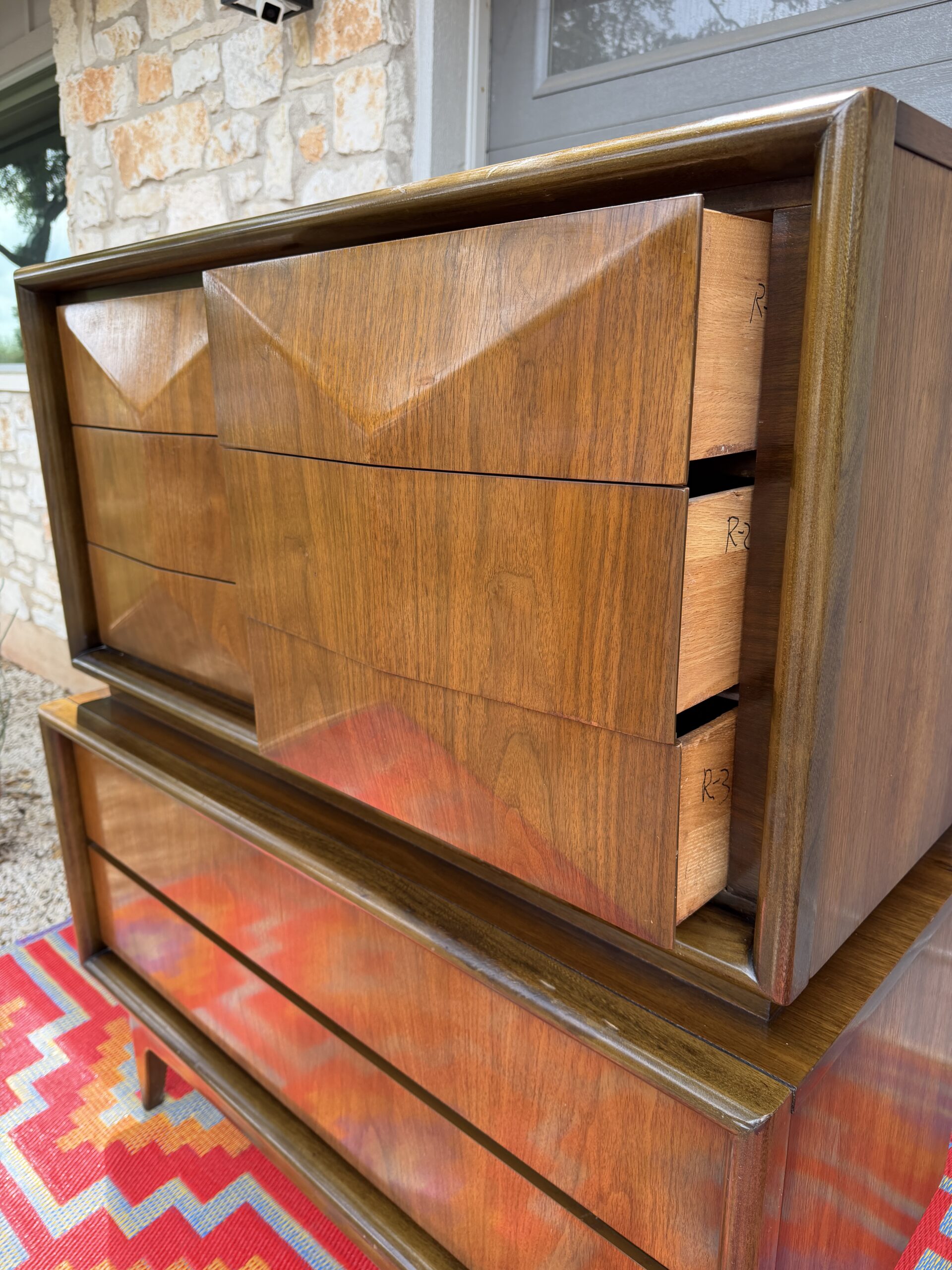 Diamond Front Tall Dresser - Image 7