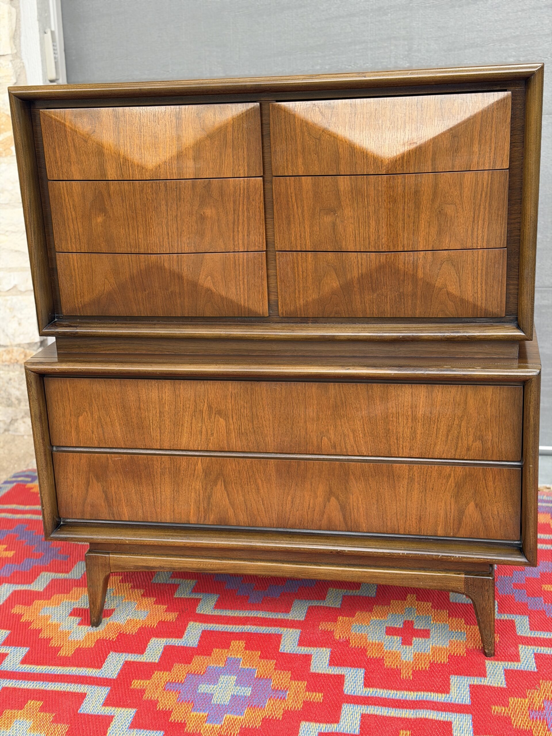 Diamond Front Tall Dresser - Image 4