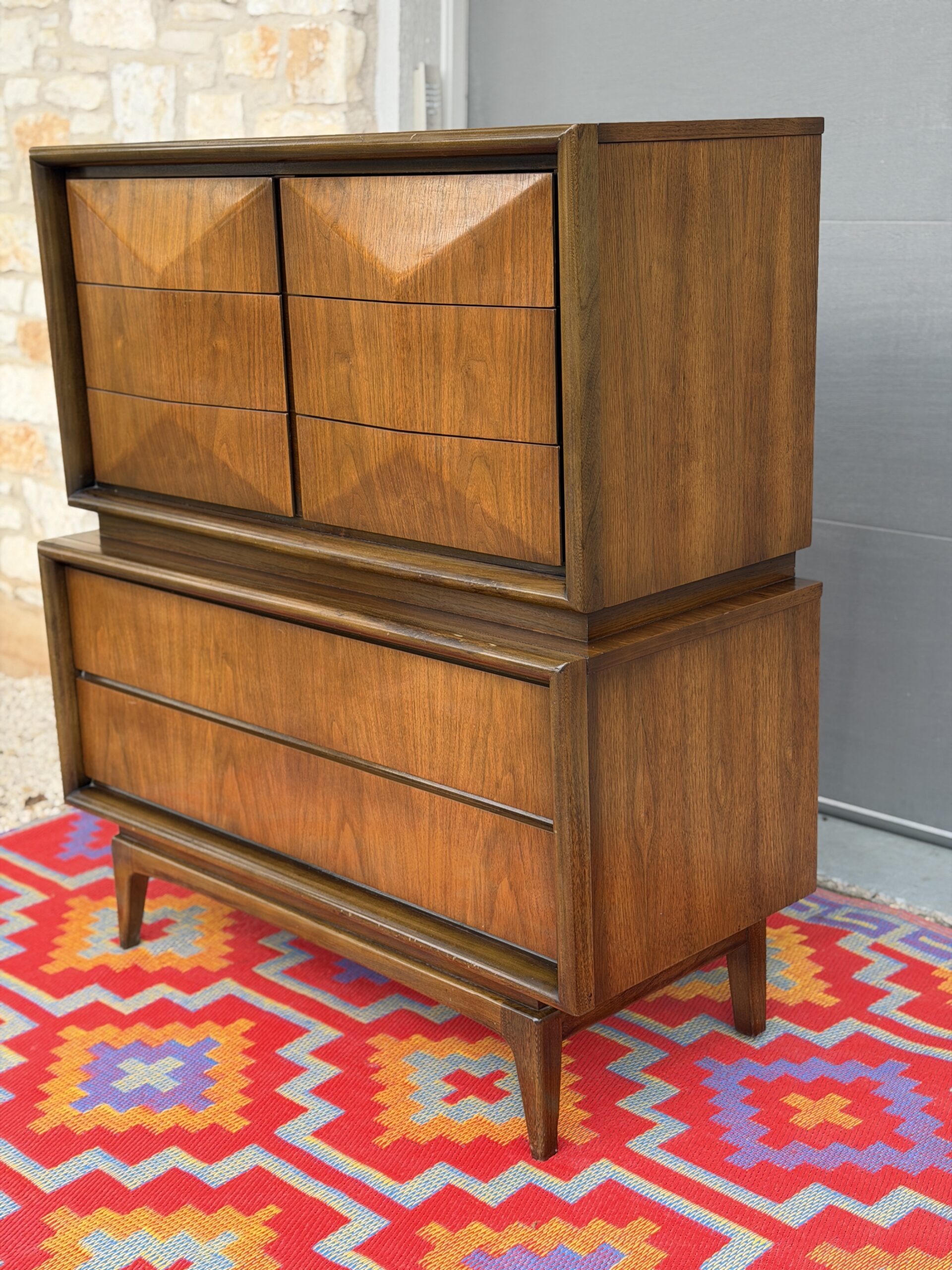 Diamond Front Tall Dresser - Image 5