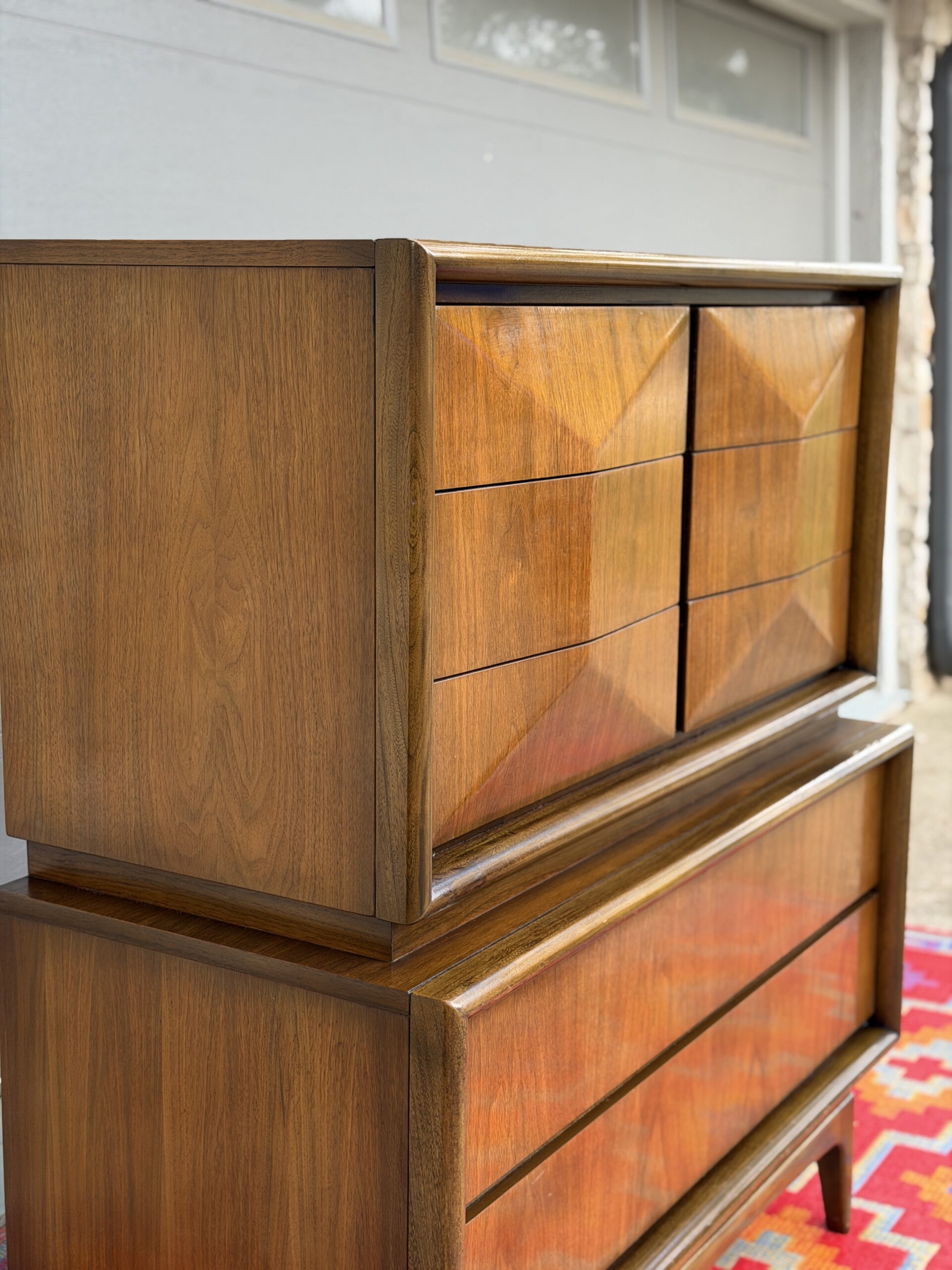 Diamond Front Tall Dresser - Image 3