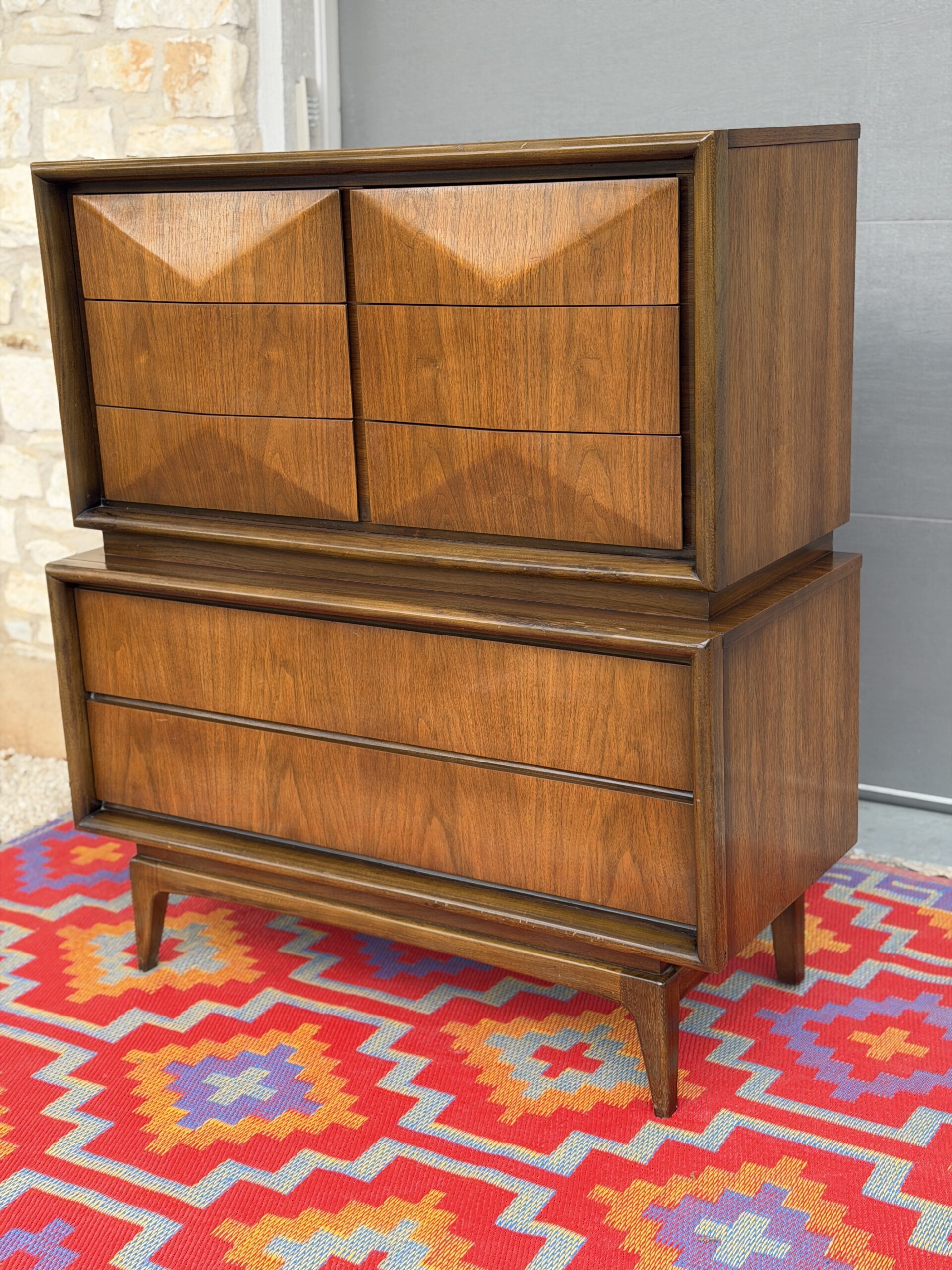 Diamond Front Tall Dresser - Image 2