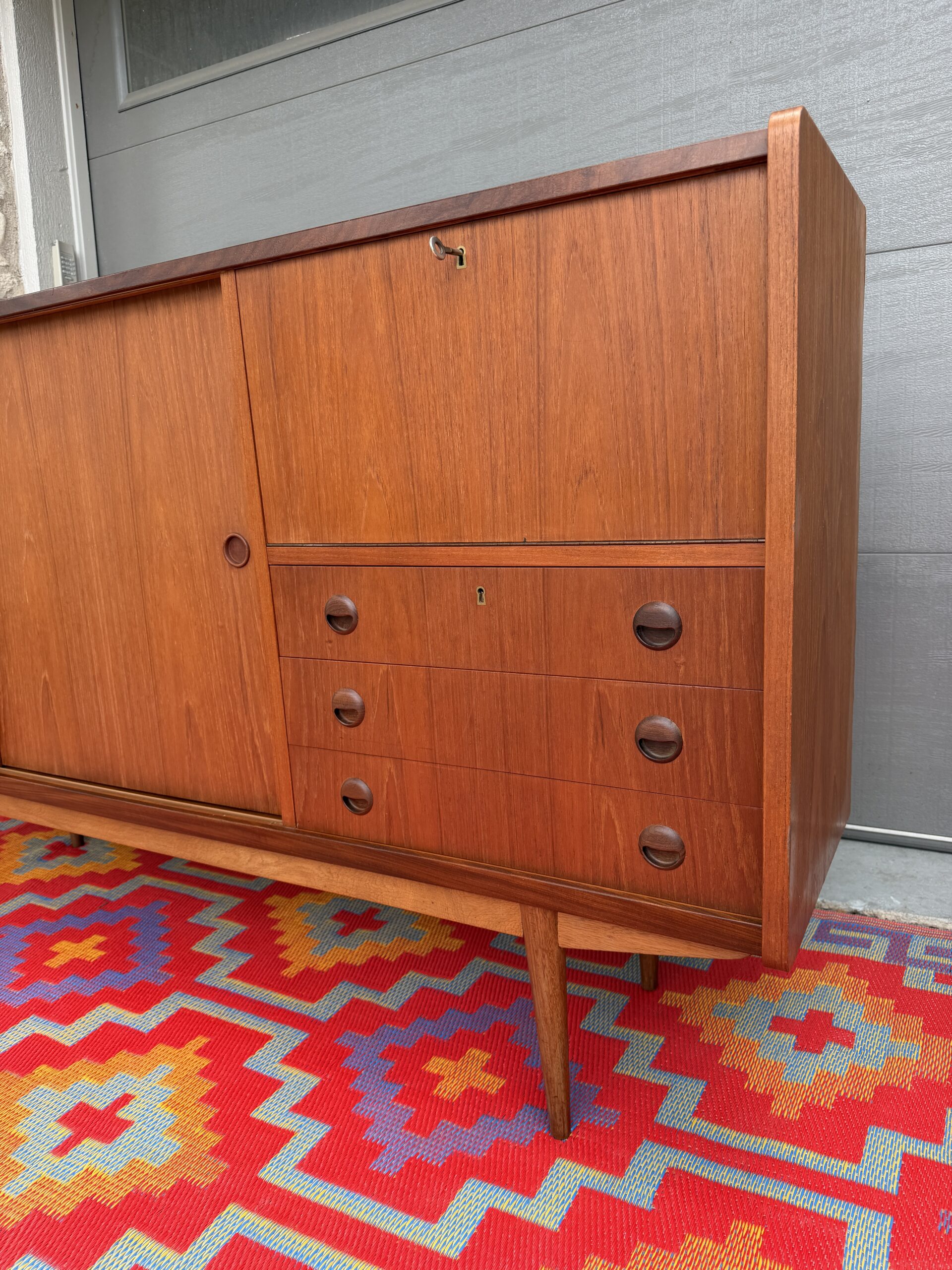 Danish Teak Highboard - Image 7