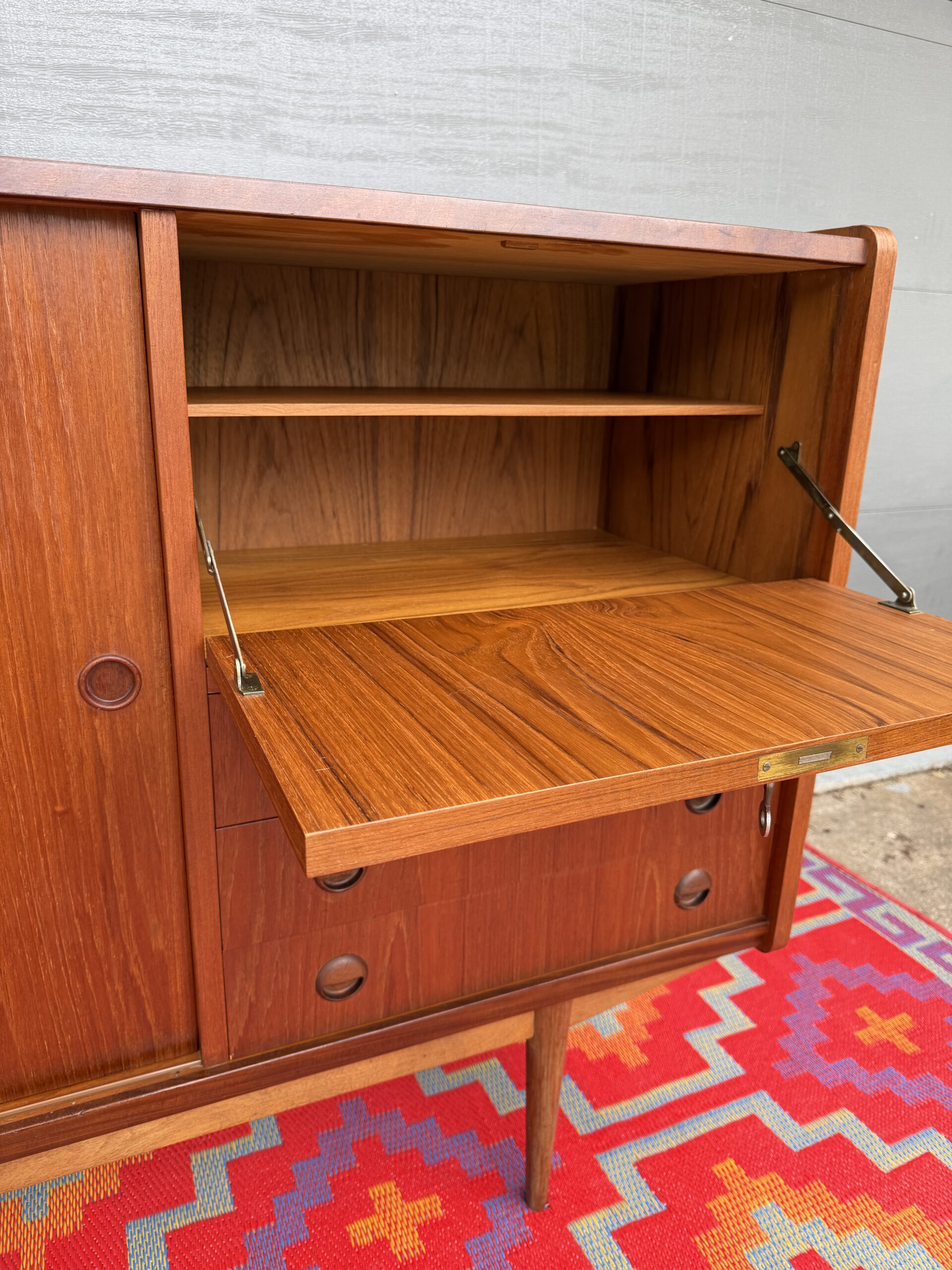 Danish Teak Highboard - Image 4