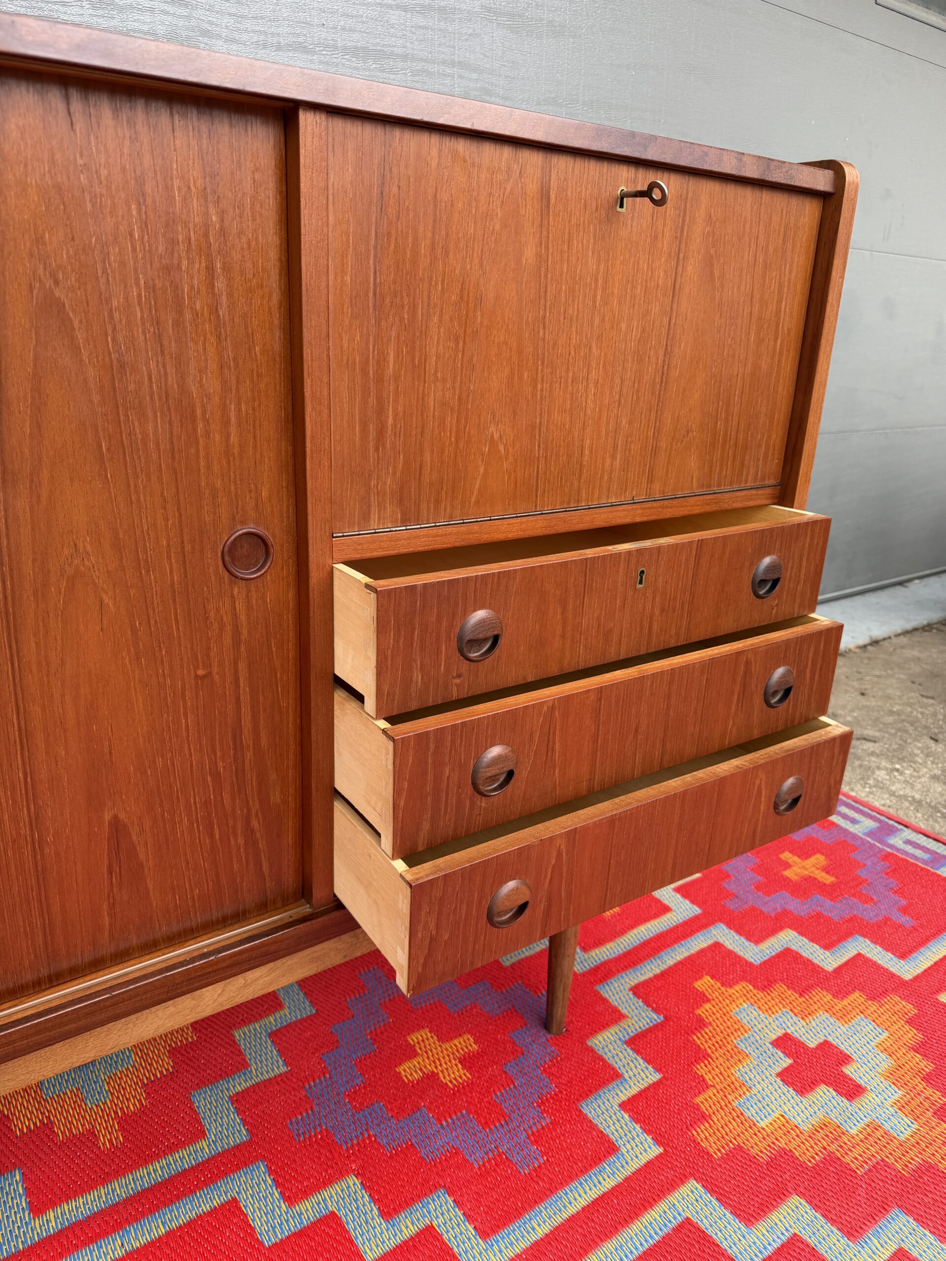 Danish Teak Highboard - Image 6