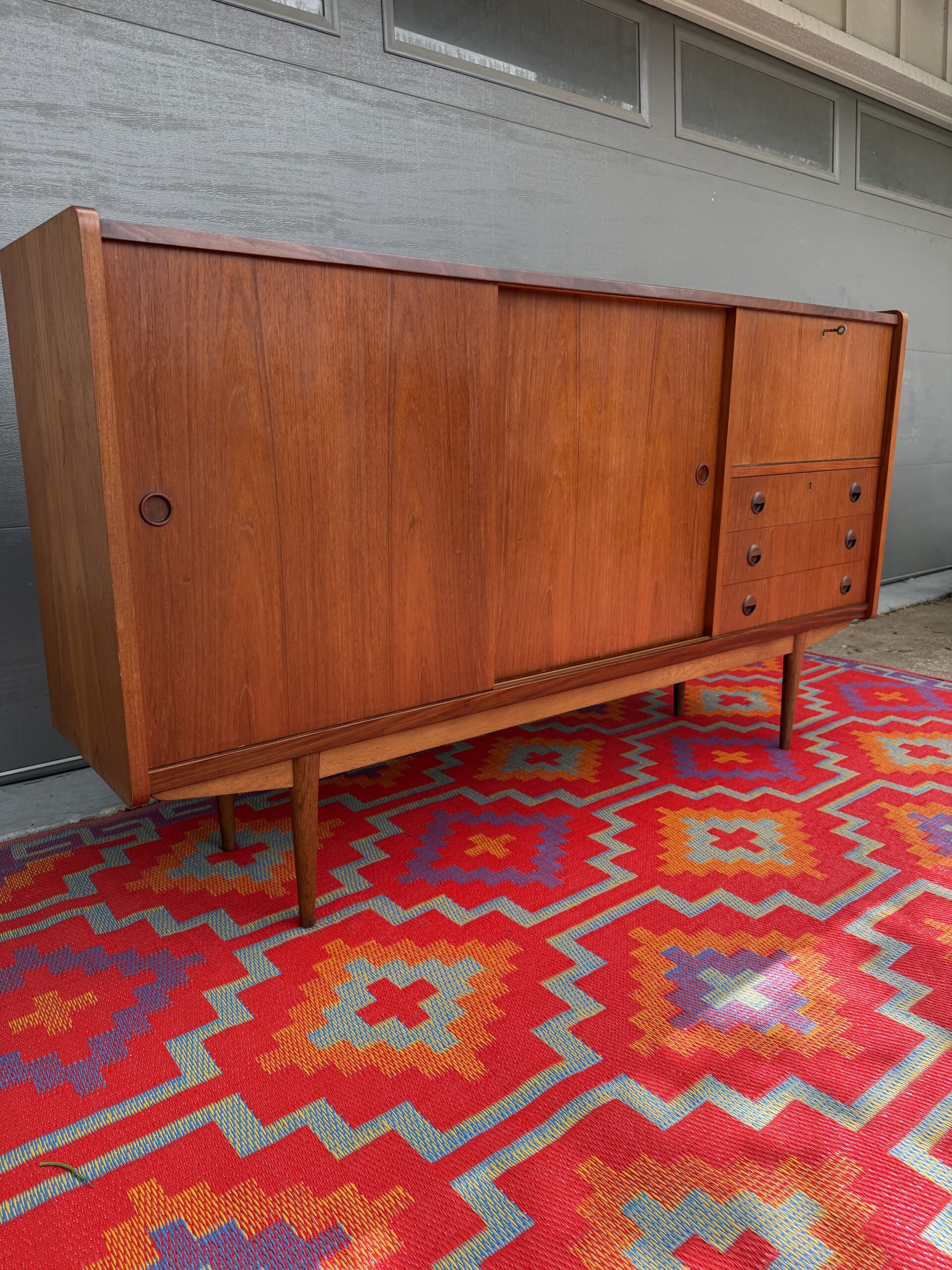 Danish Teak Highboard - Image 2
