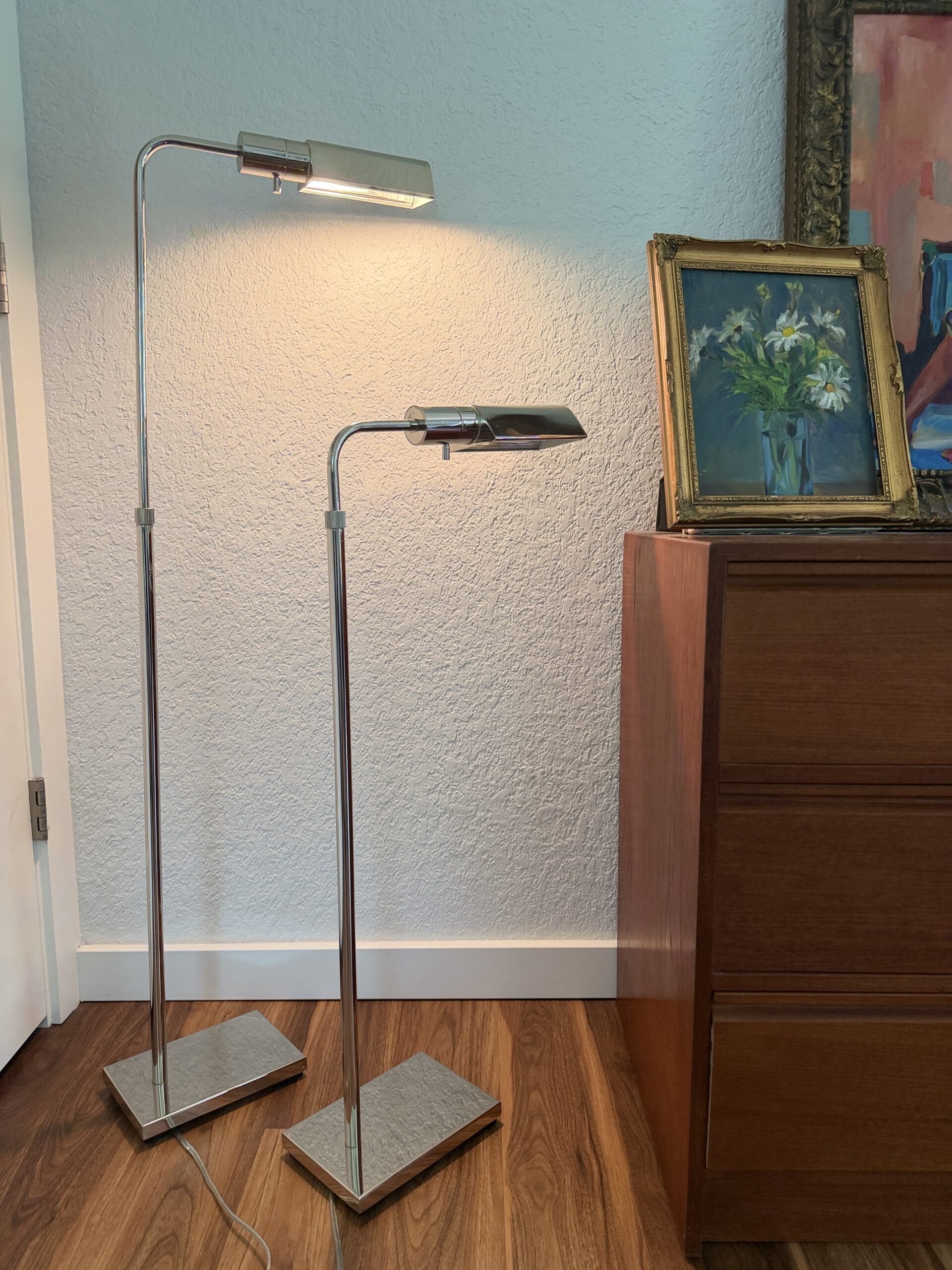 Chrome Floor Lamps - Image 6