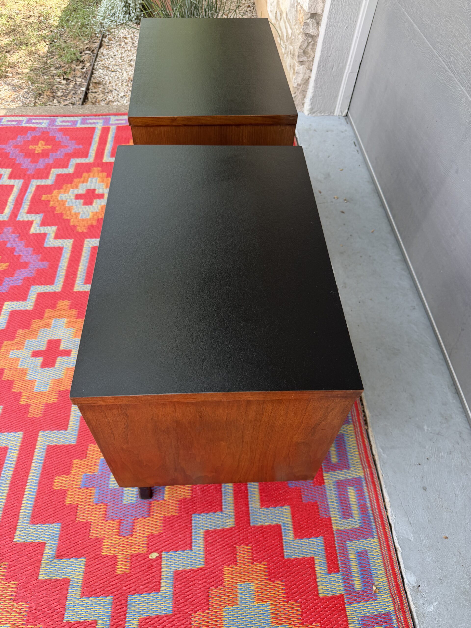 Sculpted Nightstands Pair - Image 7