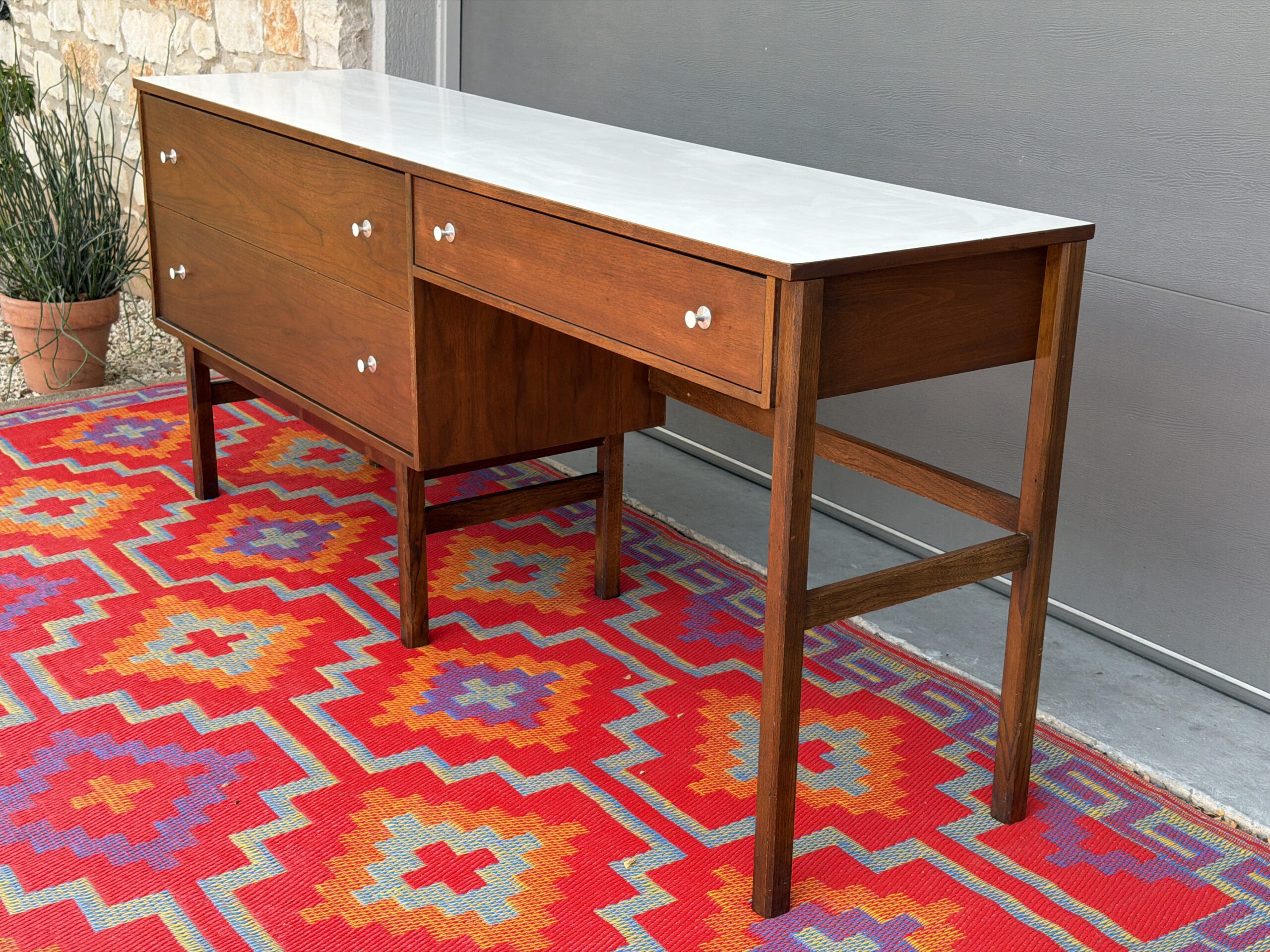 Bassett Desk & Credenza - Image 3