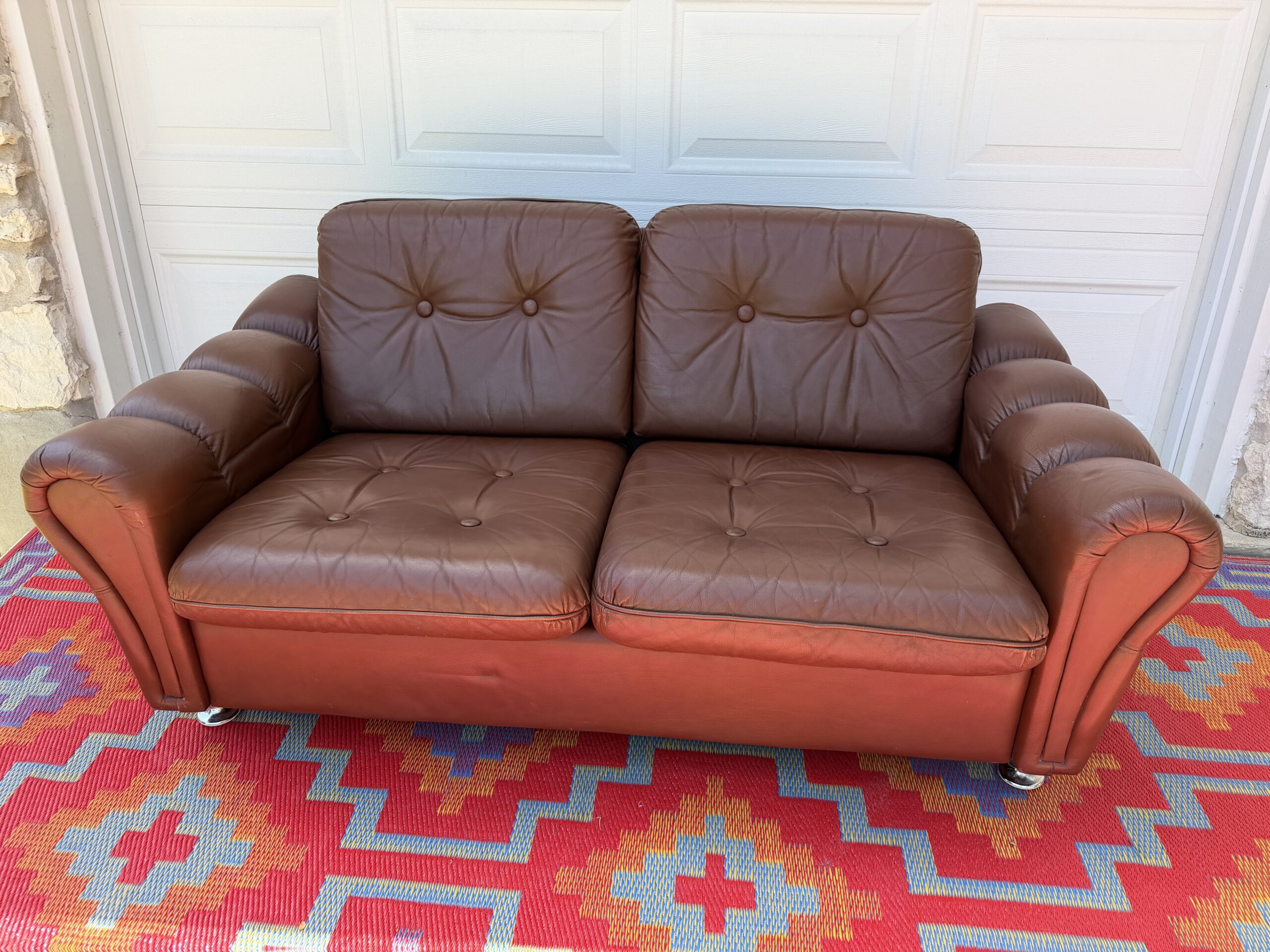 Danish Leather Sofa