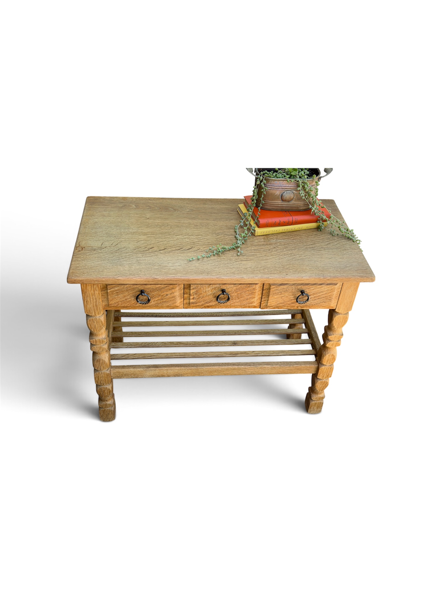 Danish Oak Side Table - Image 2