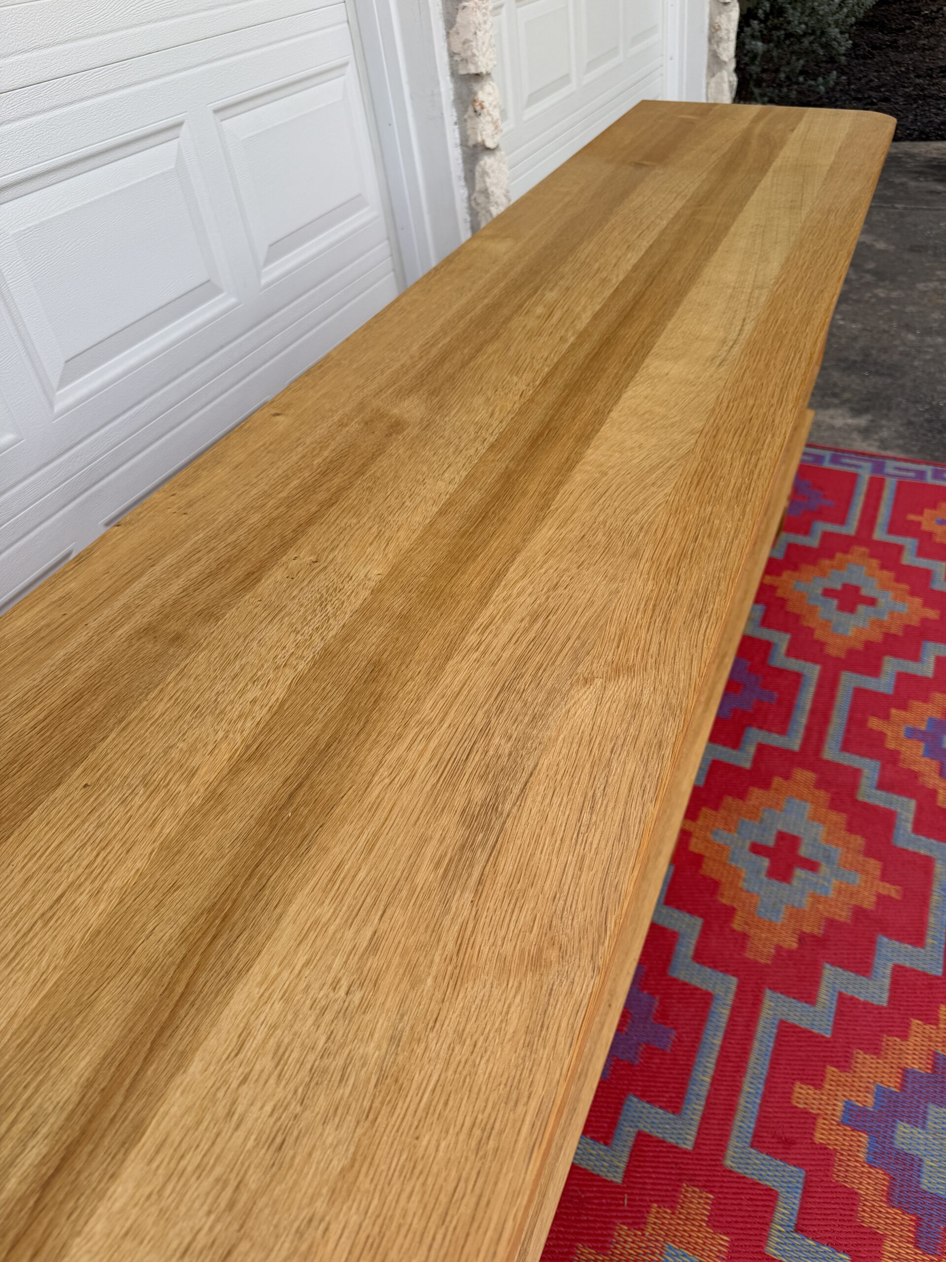 Danish Oak Long Credenza - Image 6