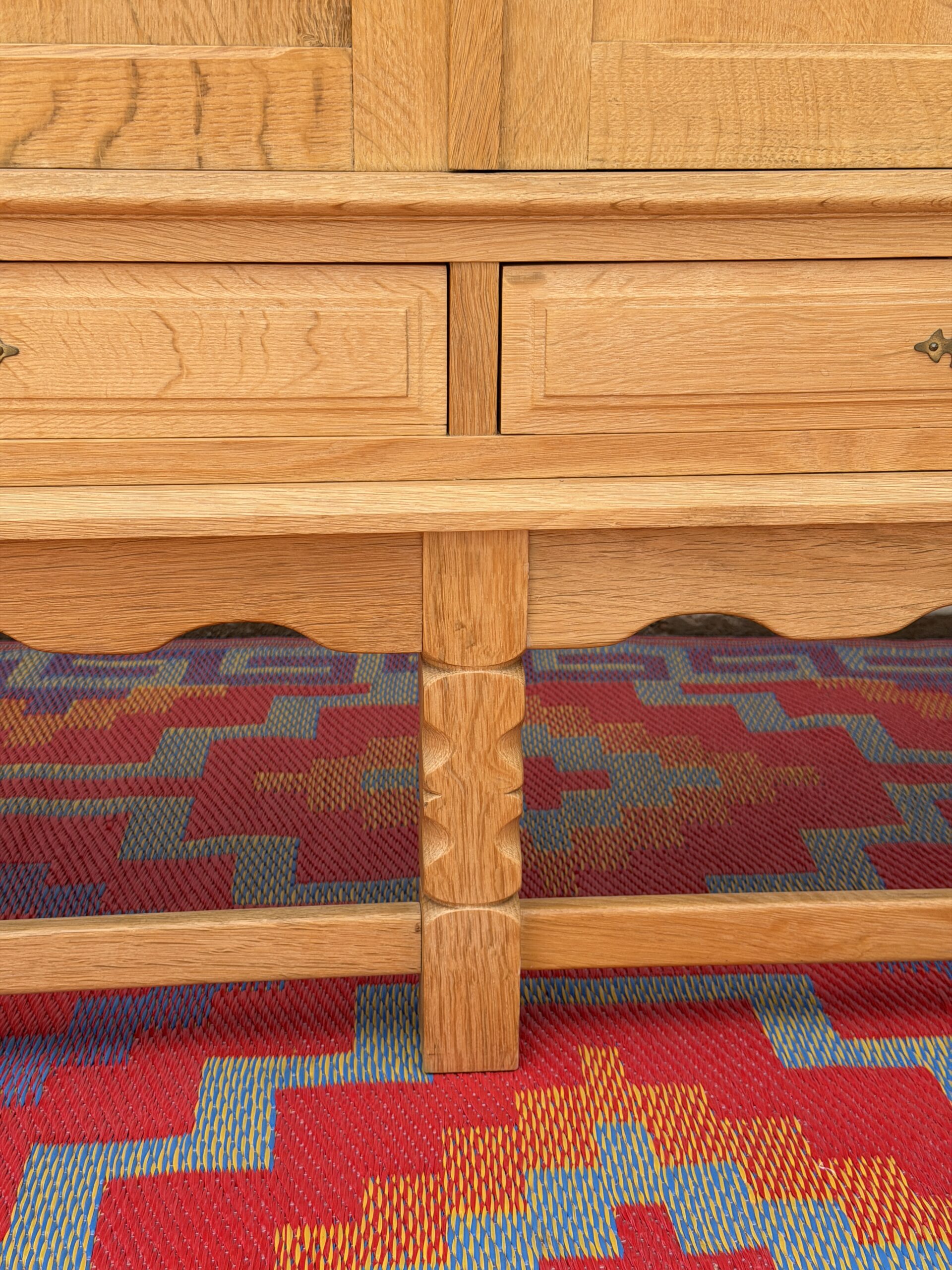 Danish Oak Long Credenza - Image 5