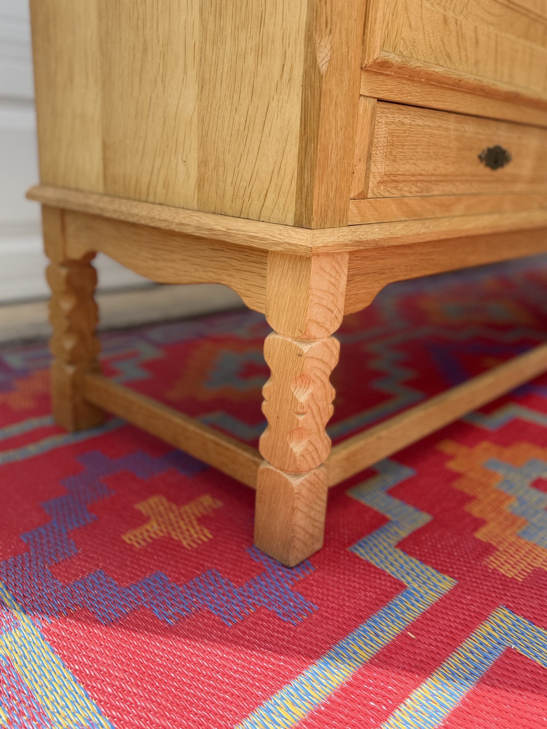 Danish Oak Long Credenza - Image 13